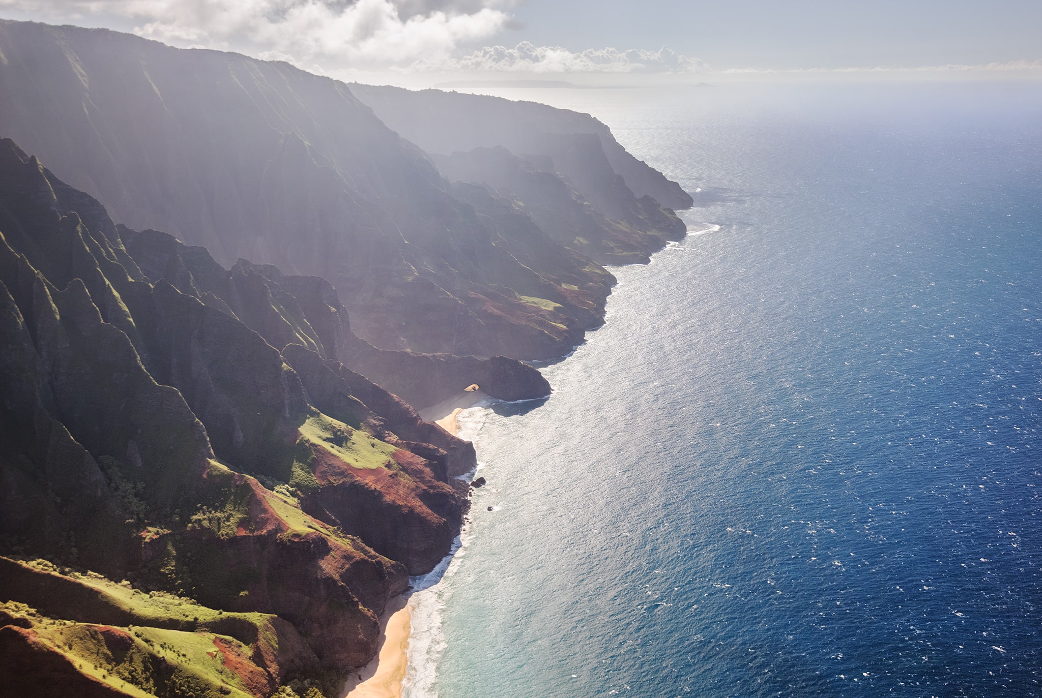 Na Pali Coast from Helicopter