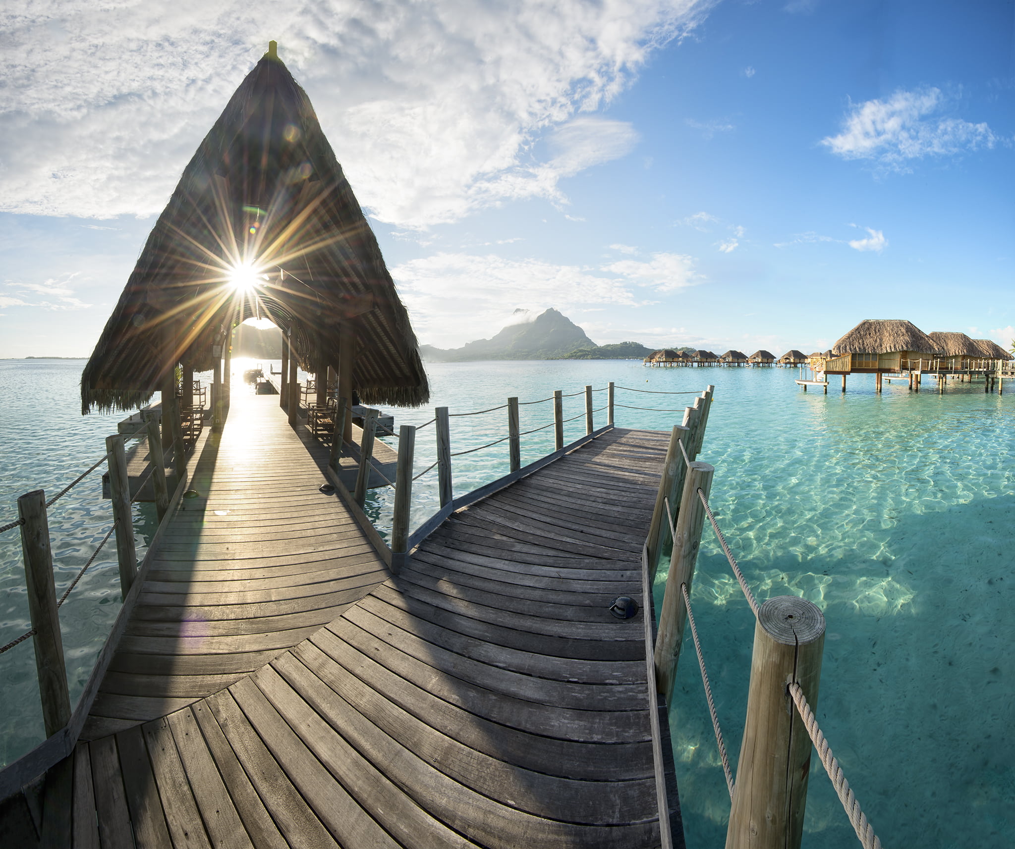 Pier in Bora Bora