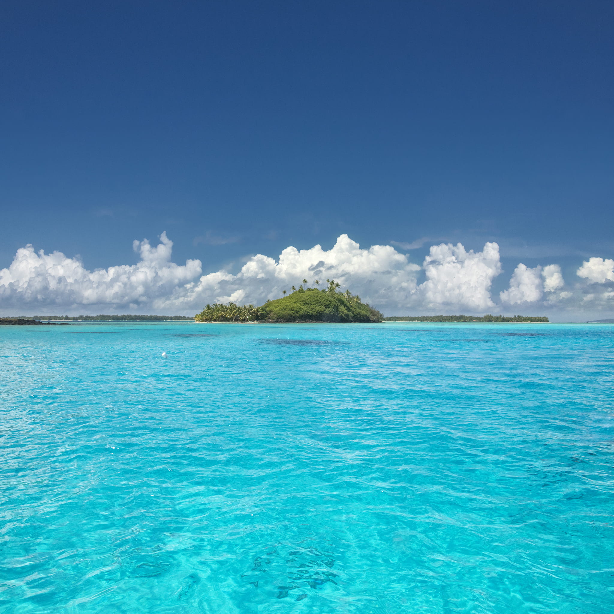 Turquoise Water in Bora Bora