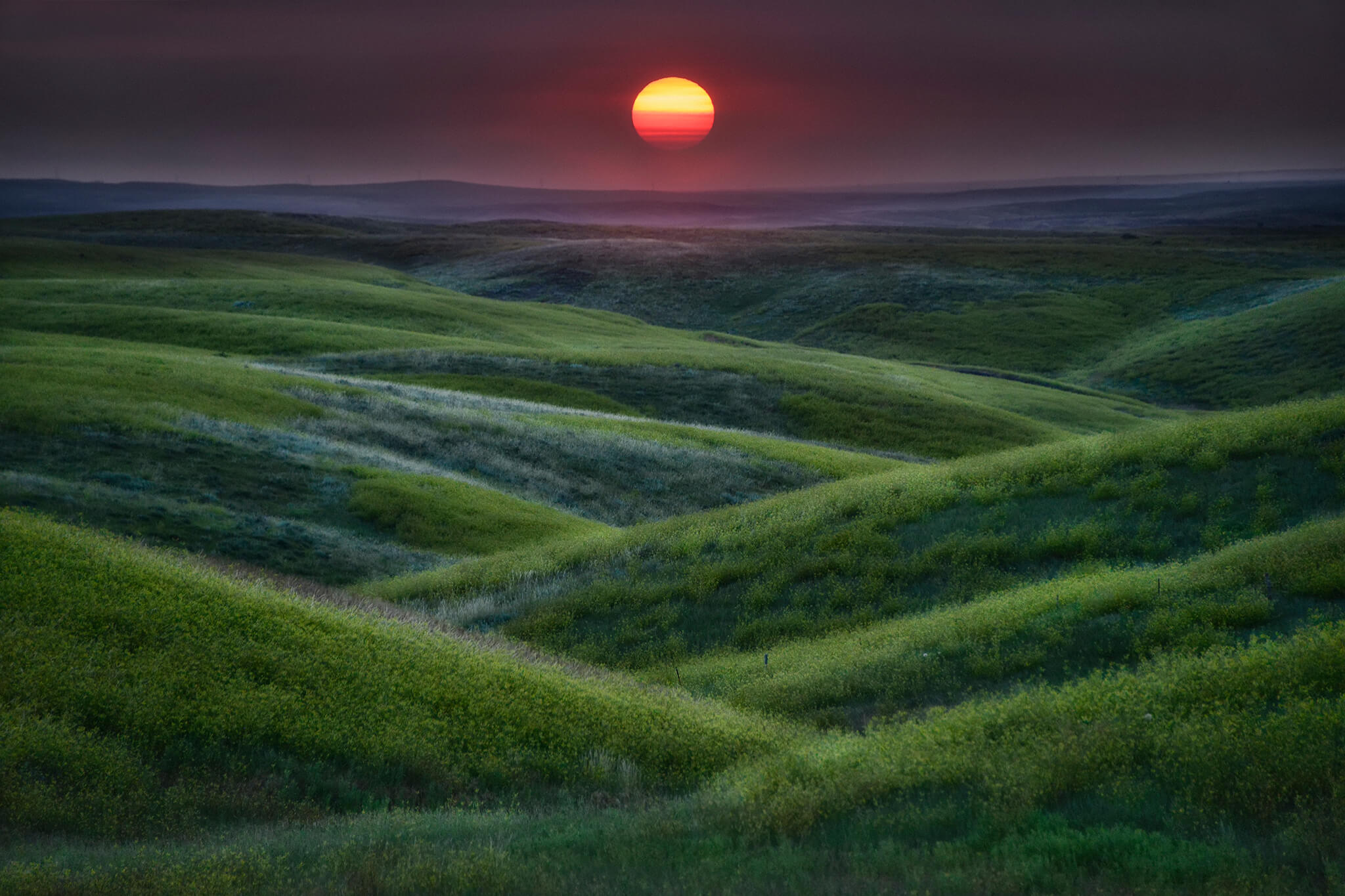 Pierre, South Dakota Sunset