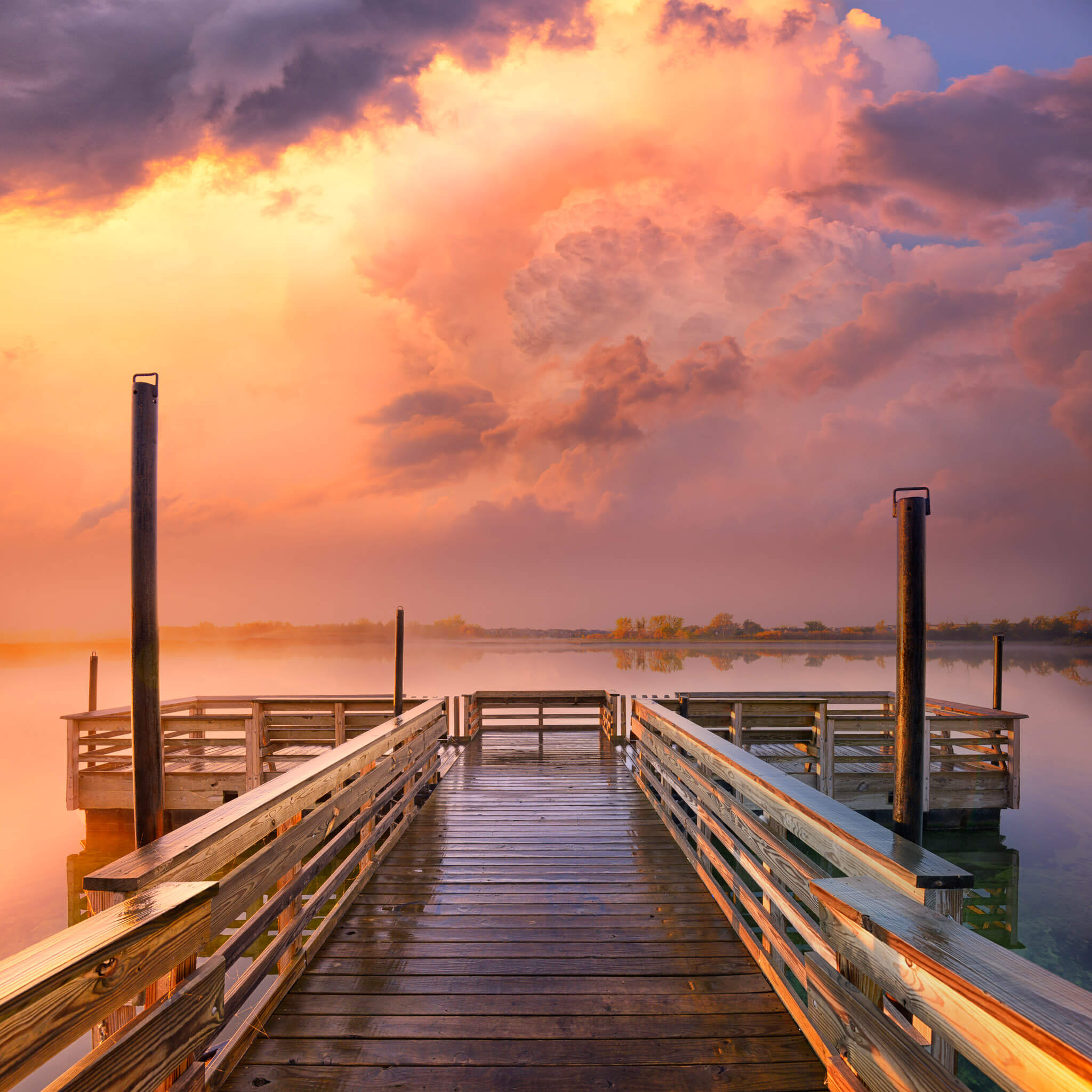 Storm Sky on Dock