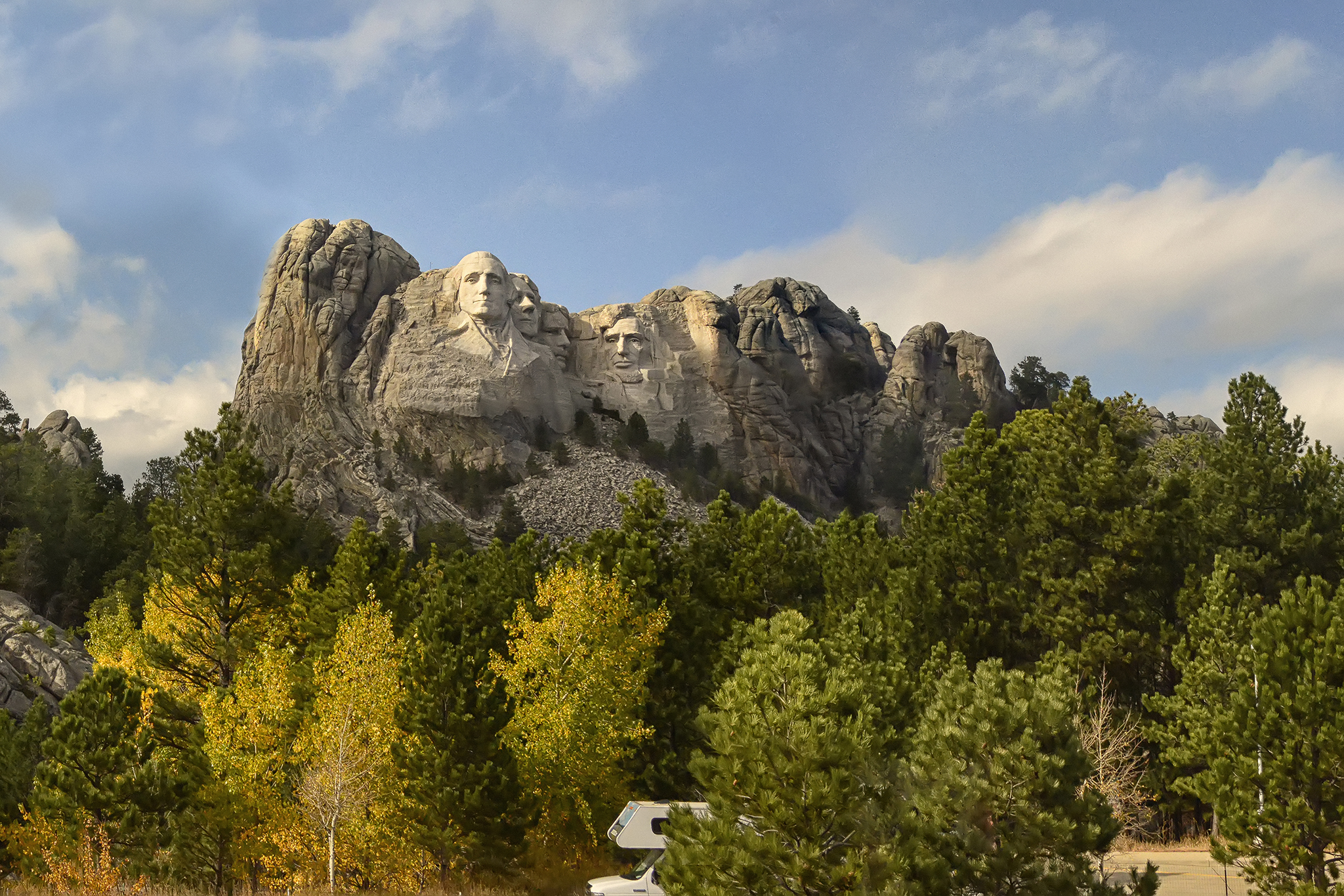 Mt. Rushmore in South Dakota