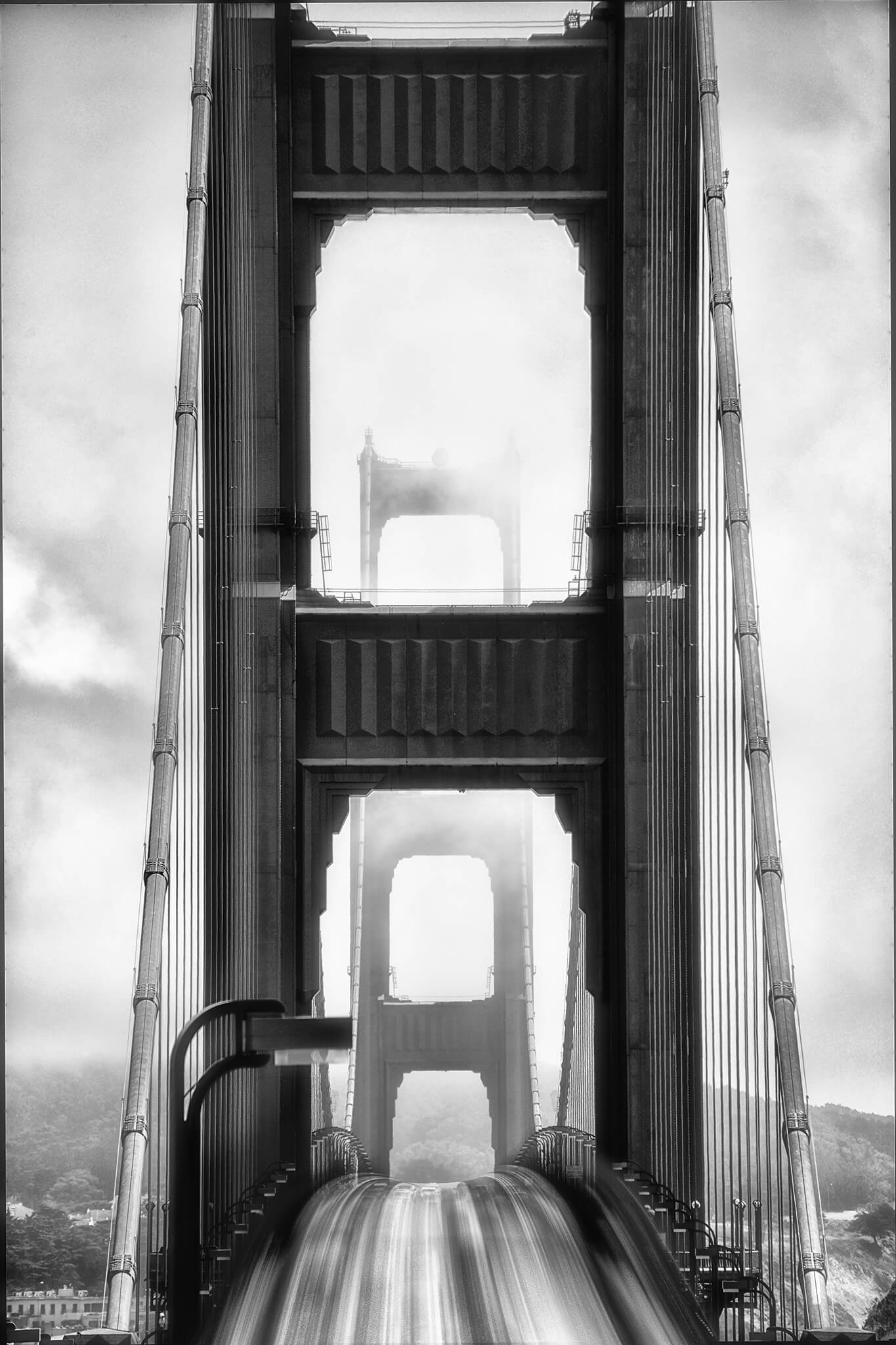 Golden Gate Bridge Traffic Photo