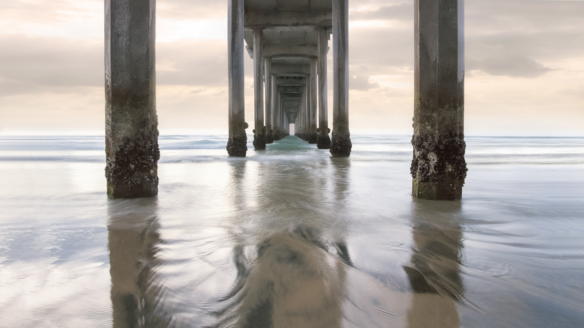 Sunset at Scripps Pier, San Diego