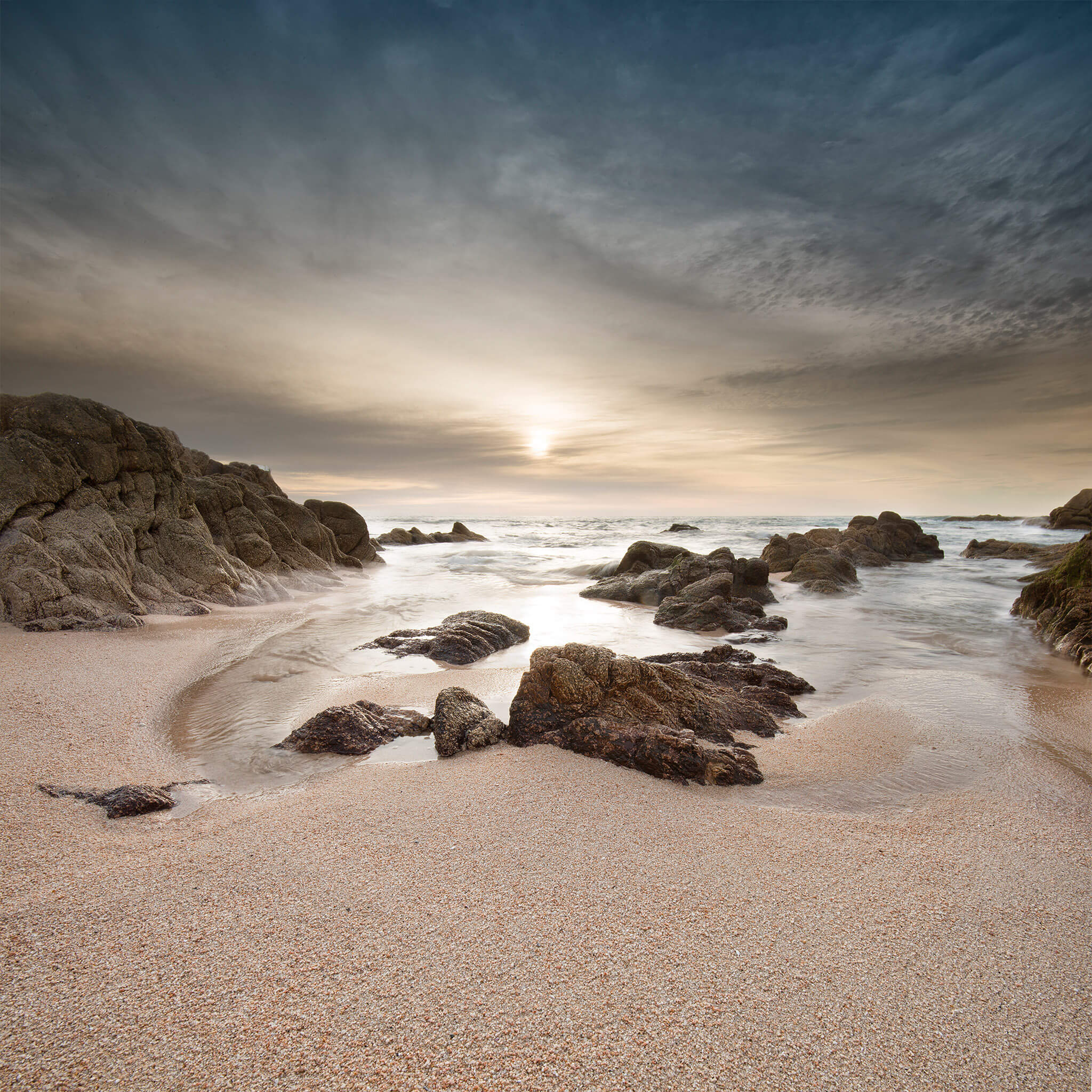 Rocks on Beach Artwork