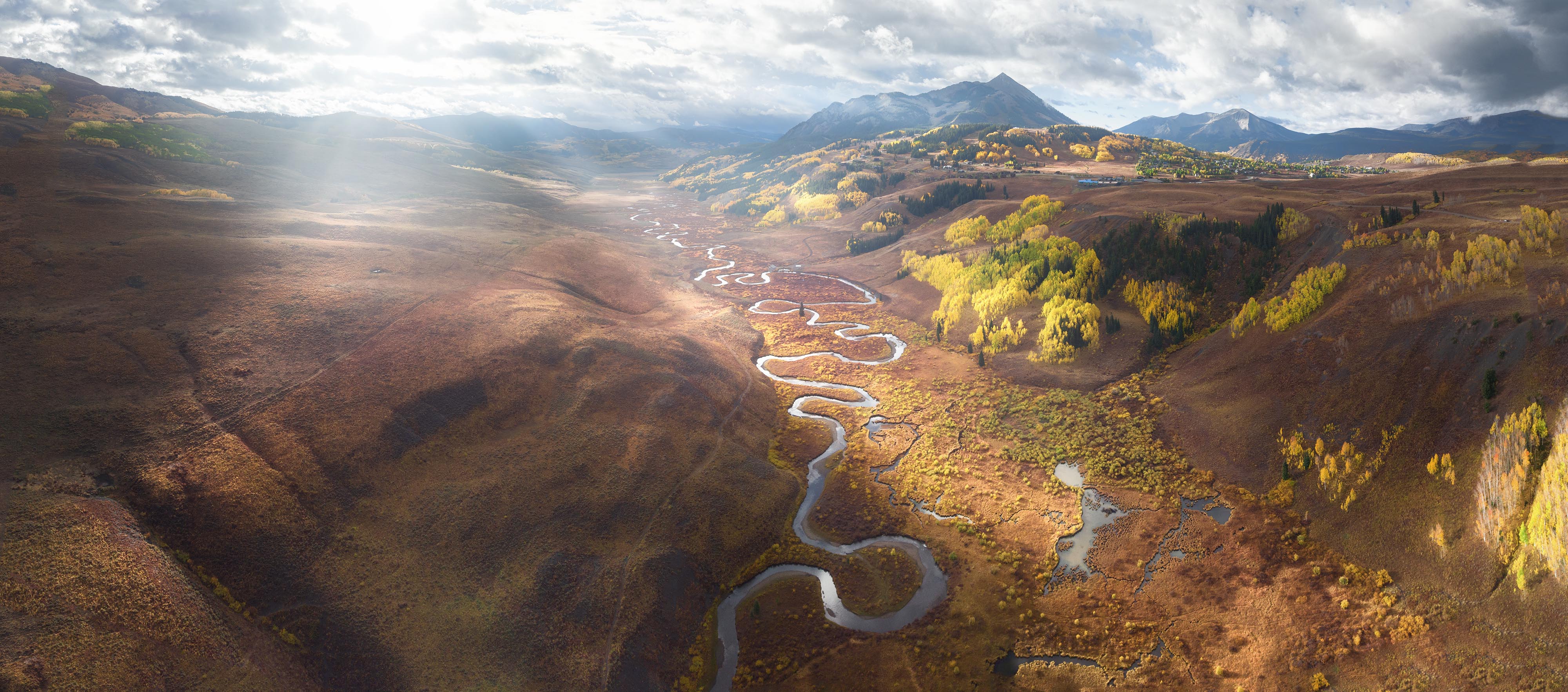 Panorama Picture of Crested Butte