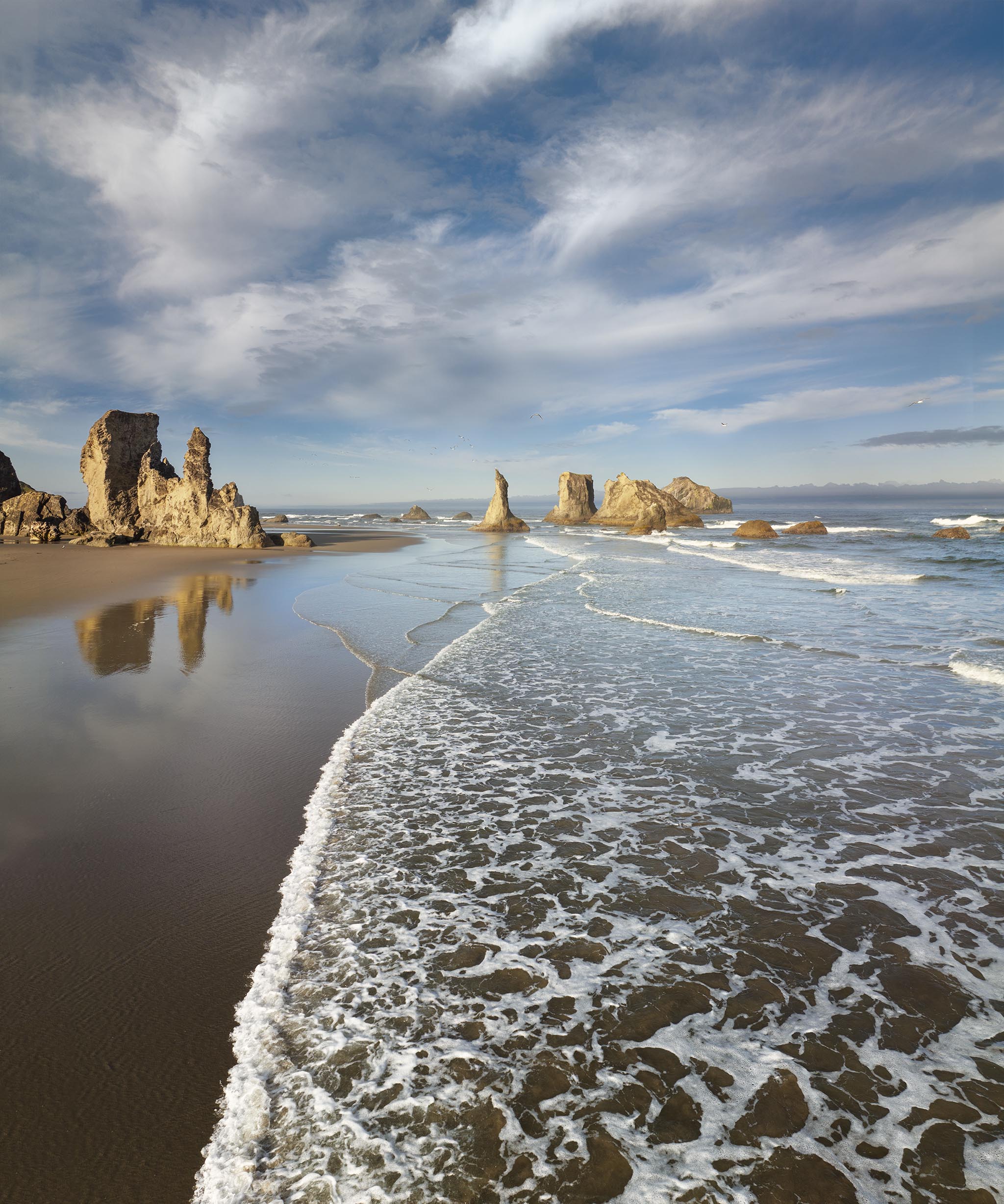 Bandon Beach Oregon Aerial Picture