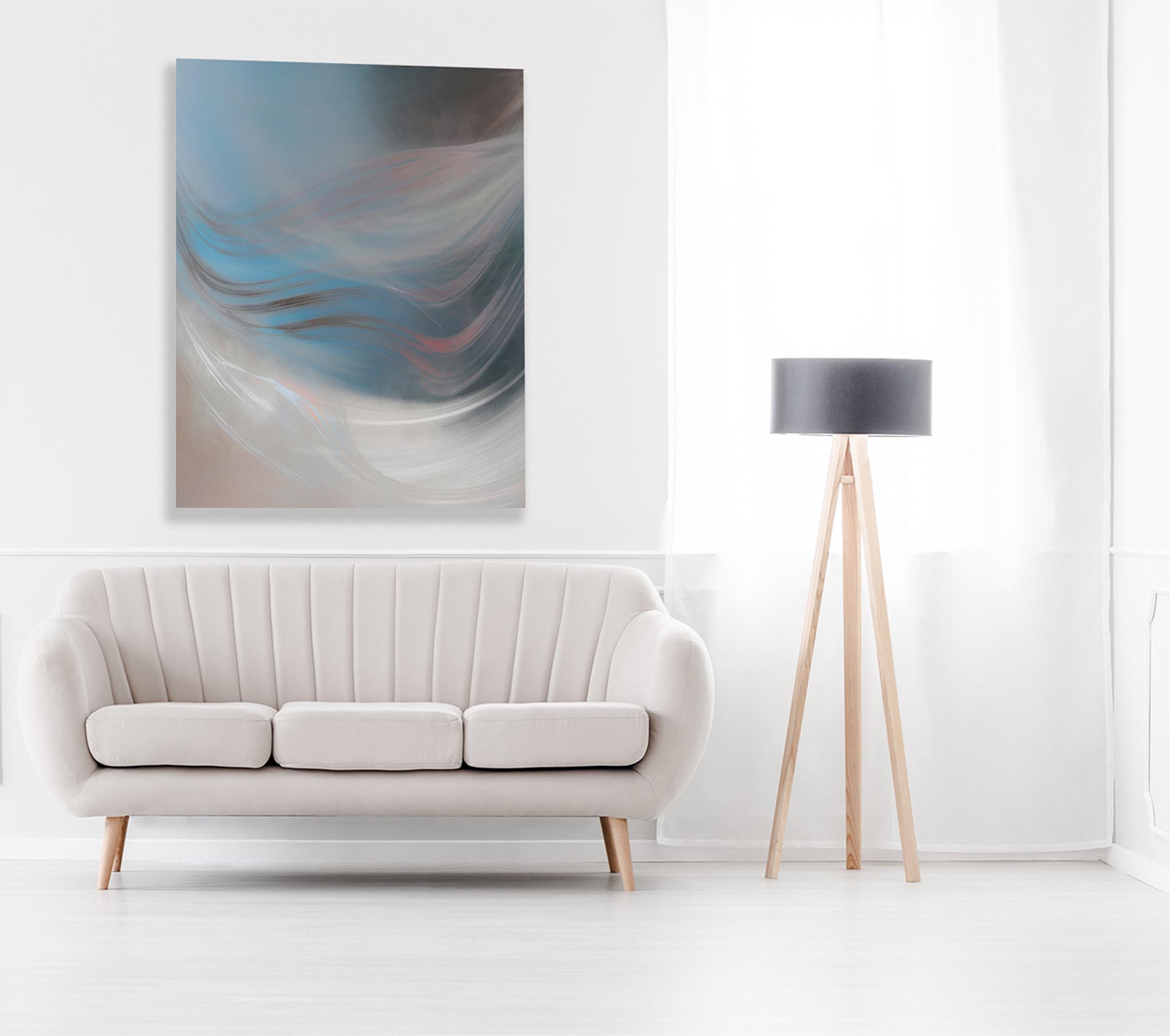 Abstract Blue Artwork