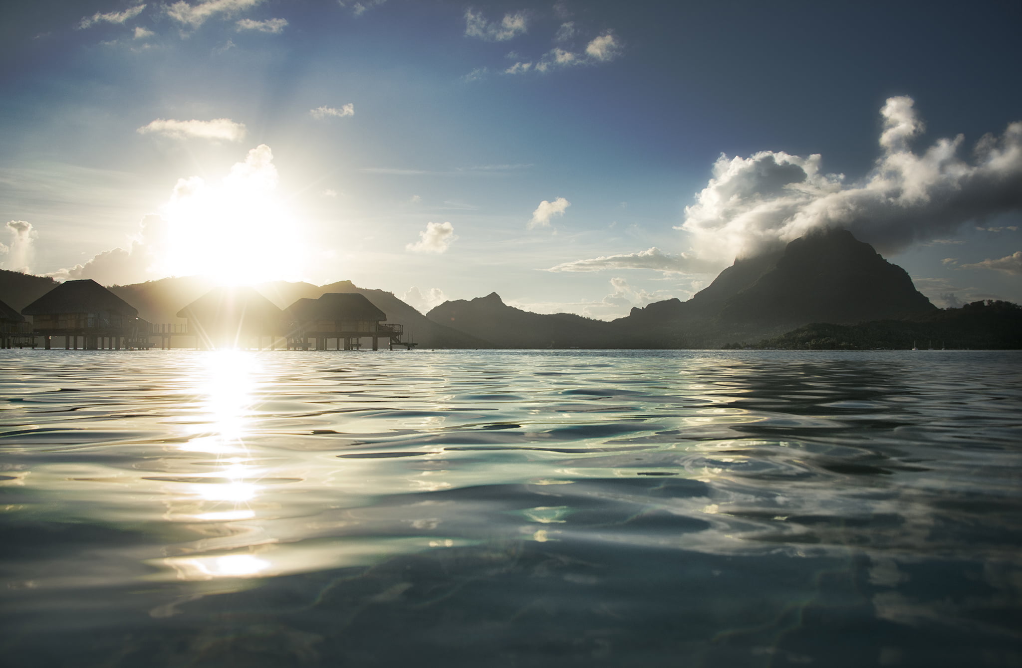 Sunrise in Bora Bora