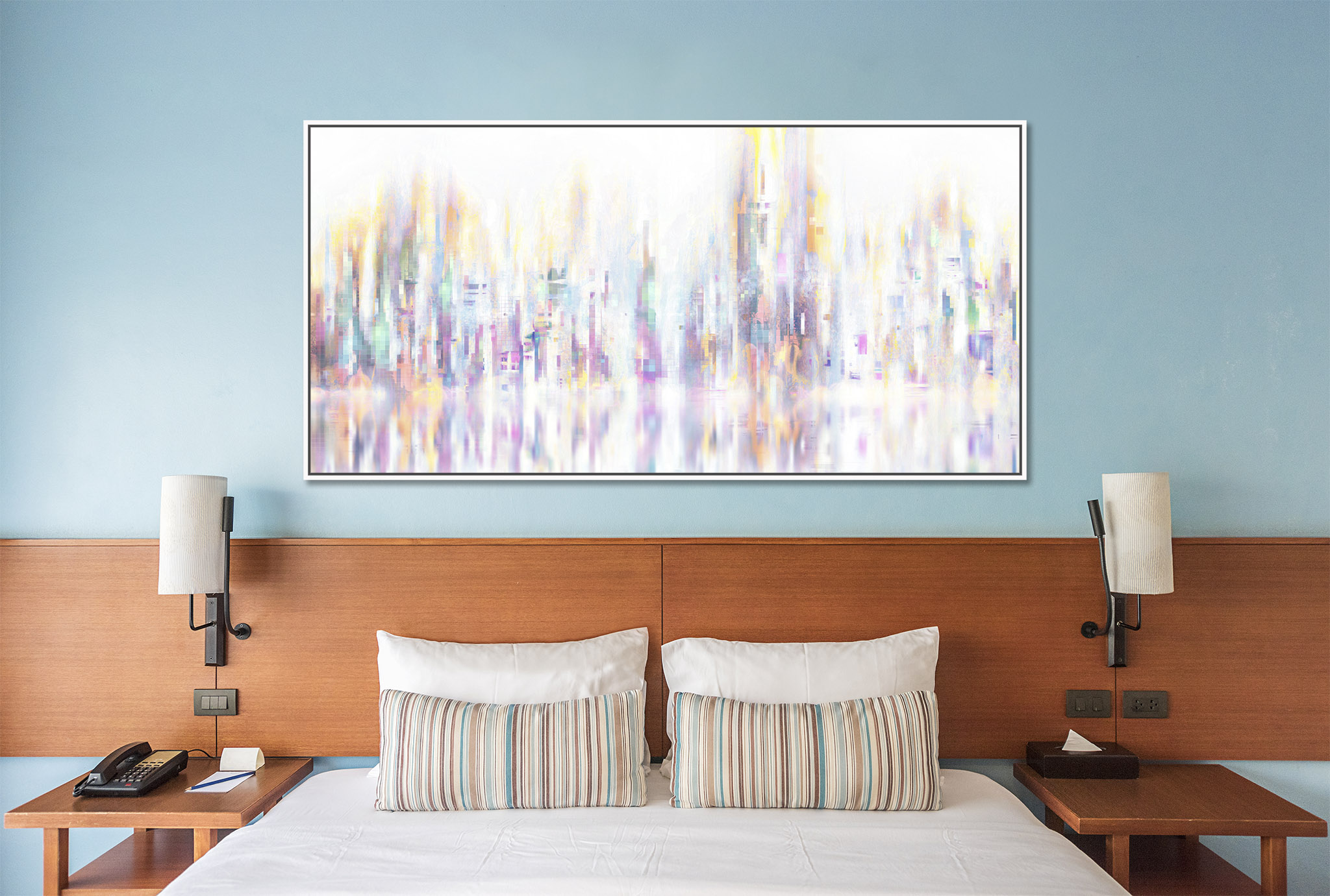 Colorful Abstract Cityscape Art