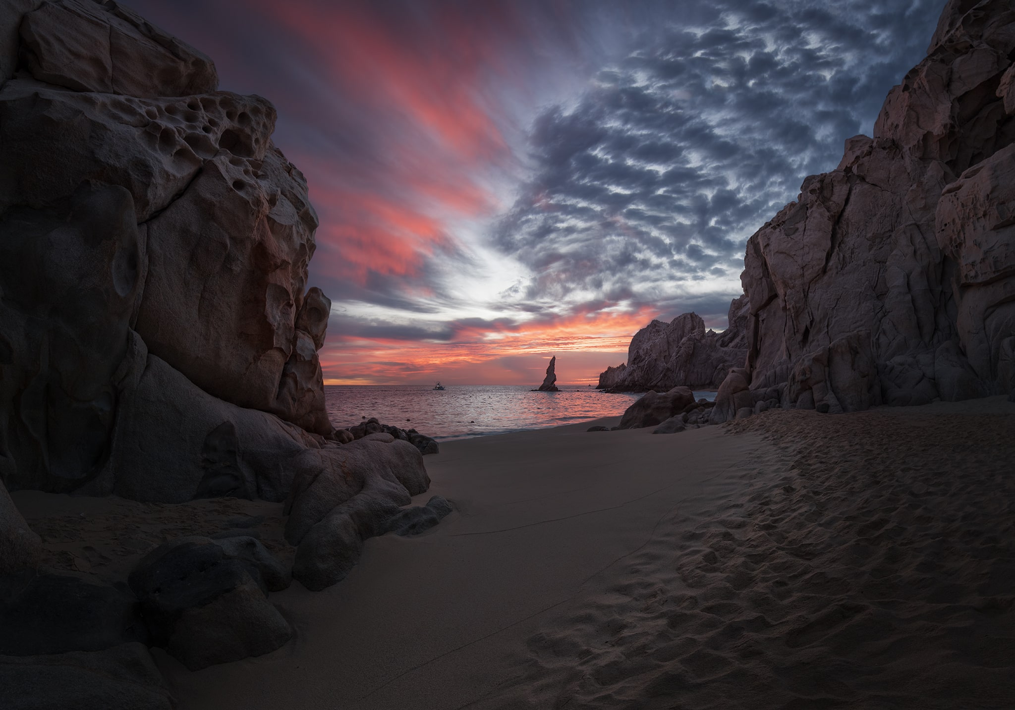 Cabo colorful sunrise picture