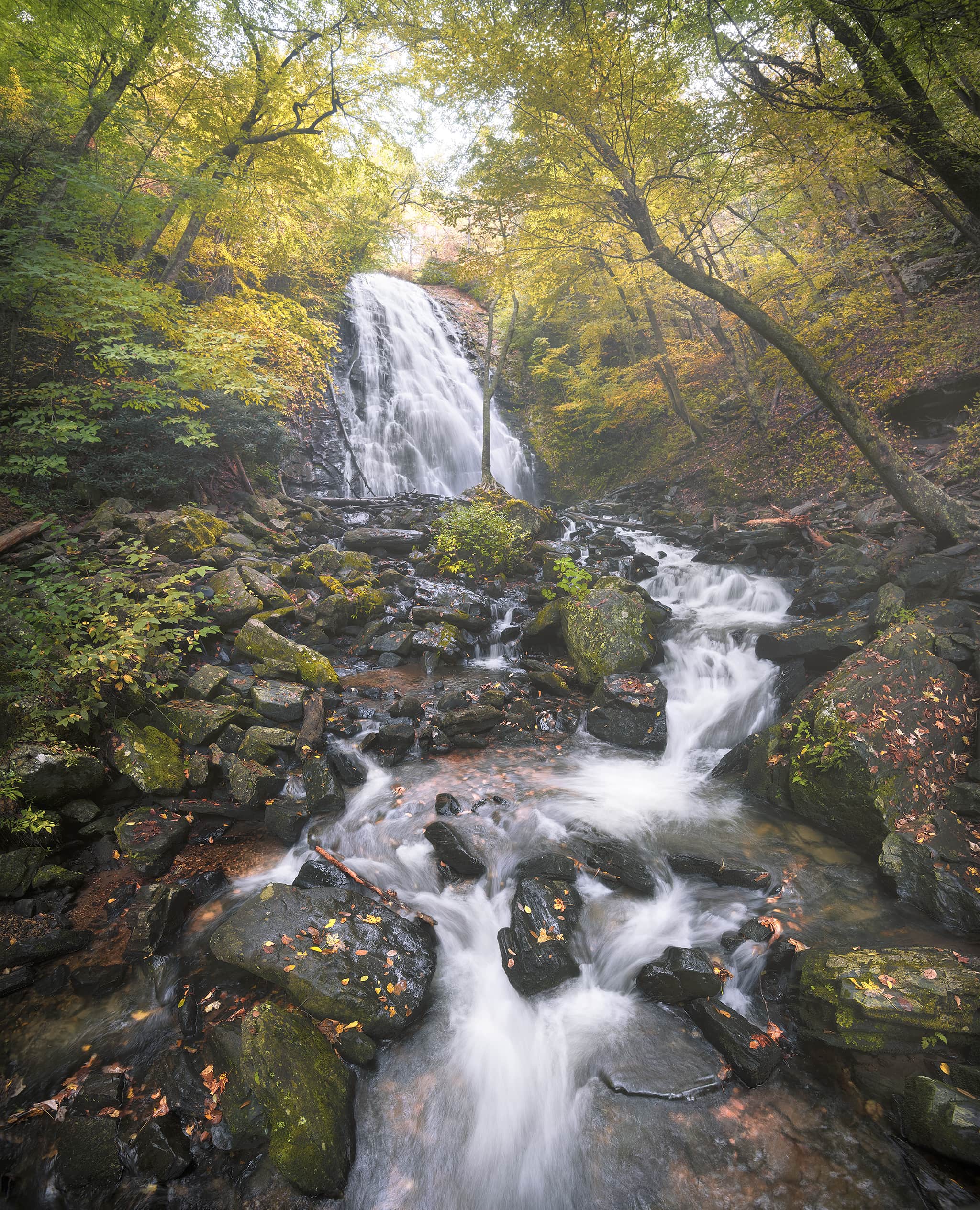 CrabTree Falls in North Carolina