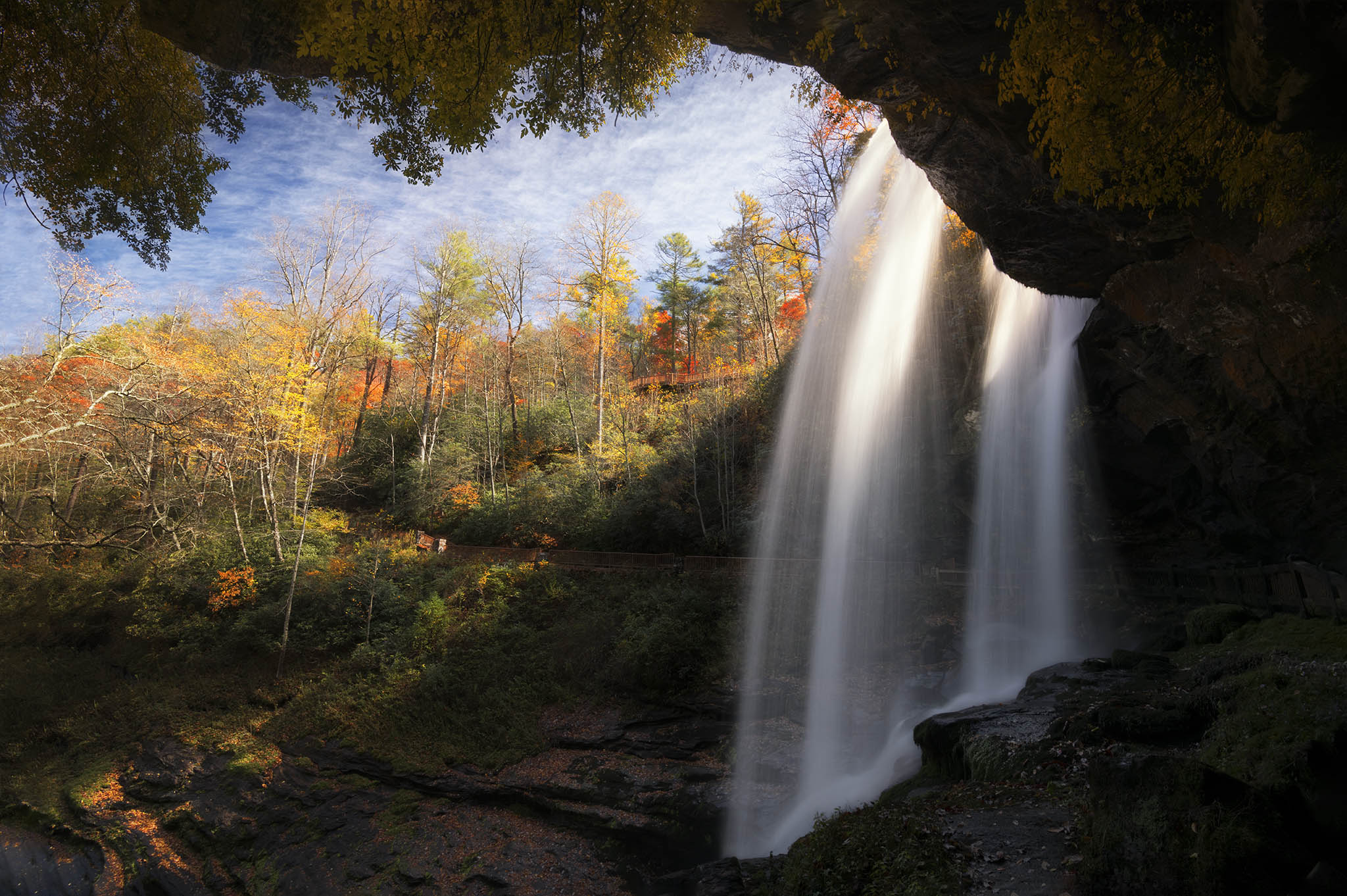 Dry Falls in North Carolina