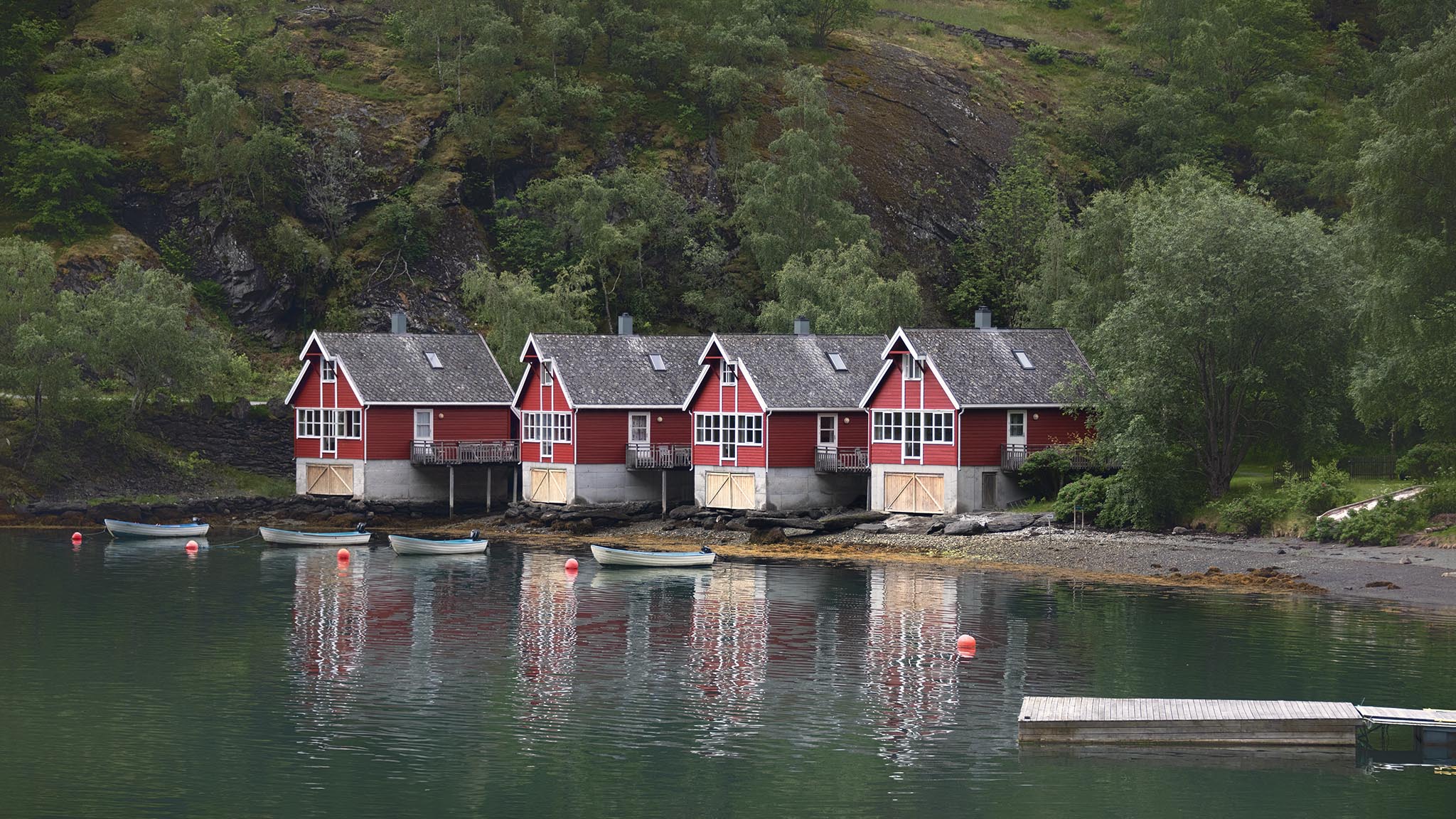 Red Cabins in Flam - Fretheim Fjordhytter