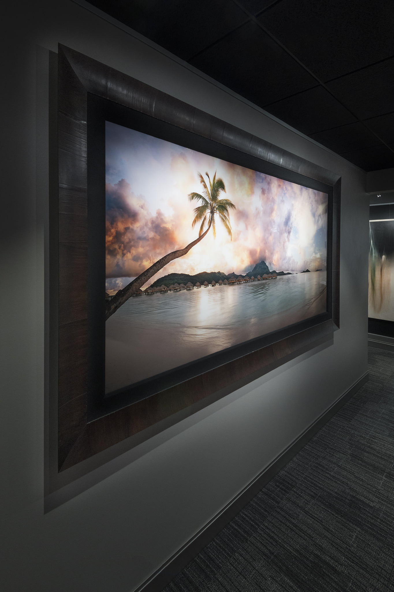 Giant Framed Tropical Artwork