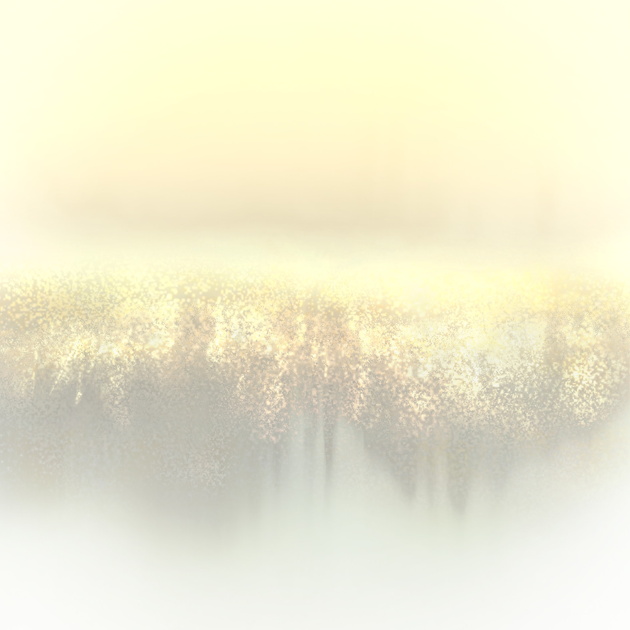 Soft Yellow & Gold Abstract Art