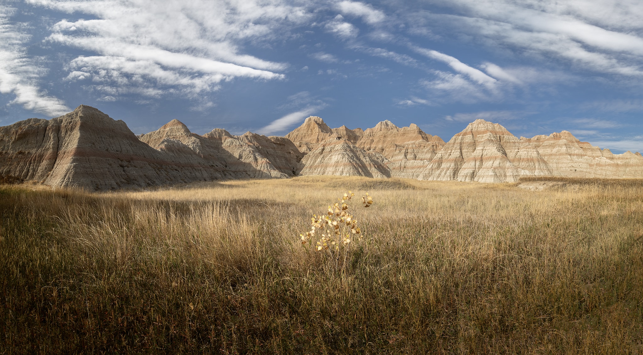 Afternoon Light in Badlands South Dakota