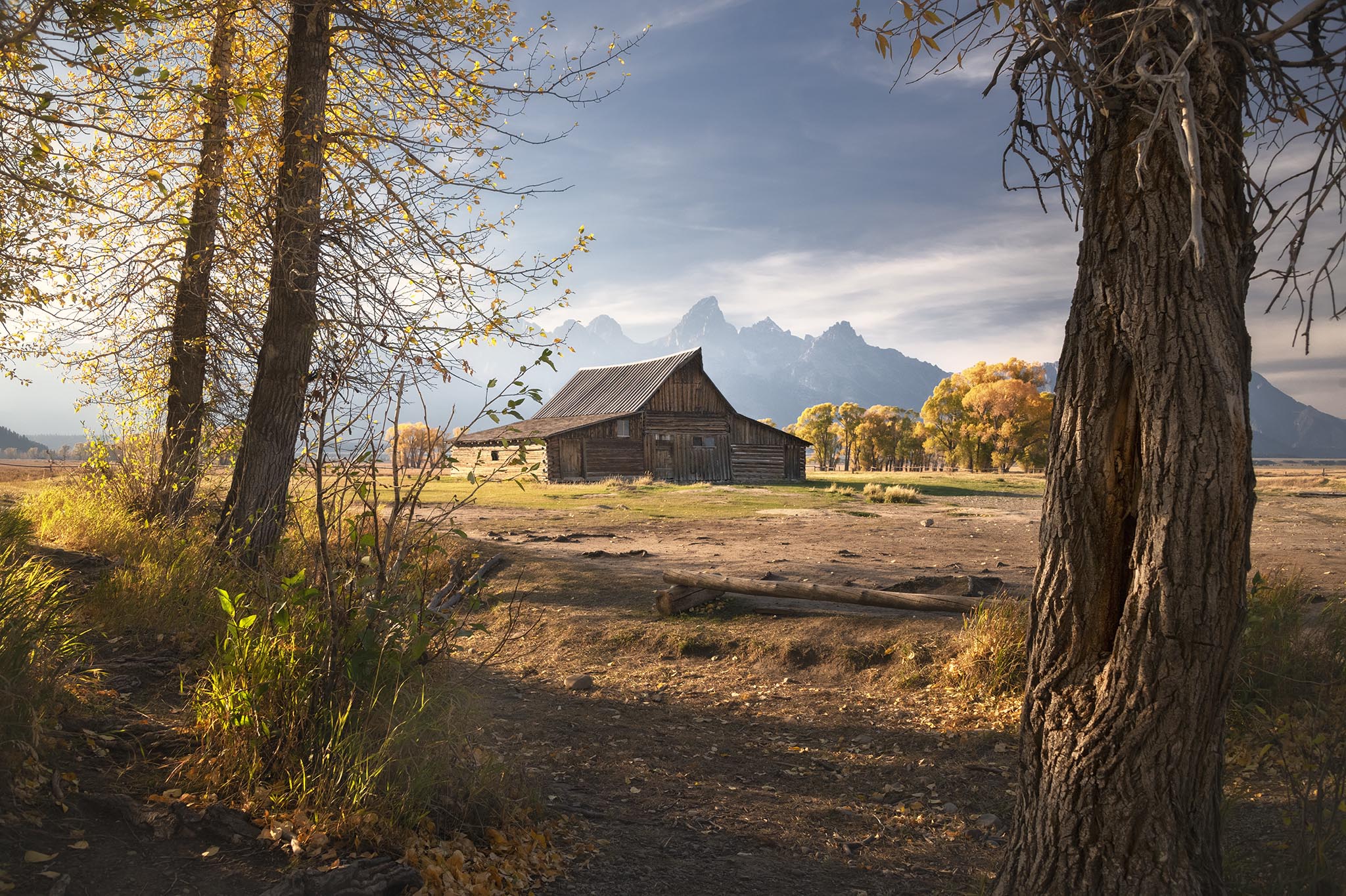 Mormon Row in Grand Teton National Park