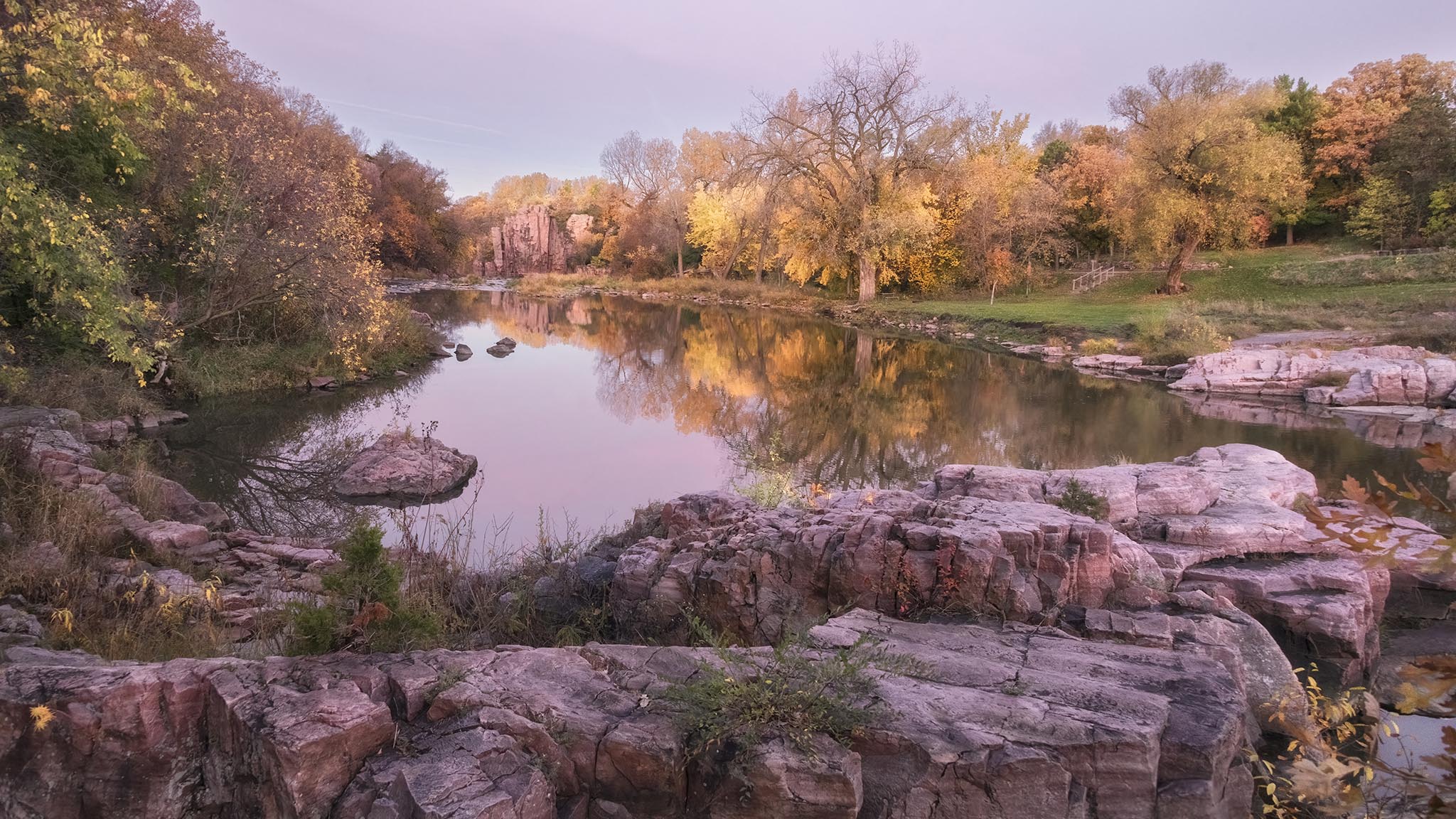 Morning at Palisades State Park