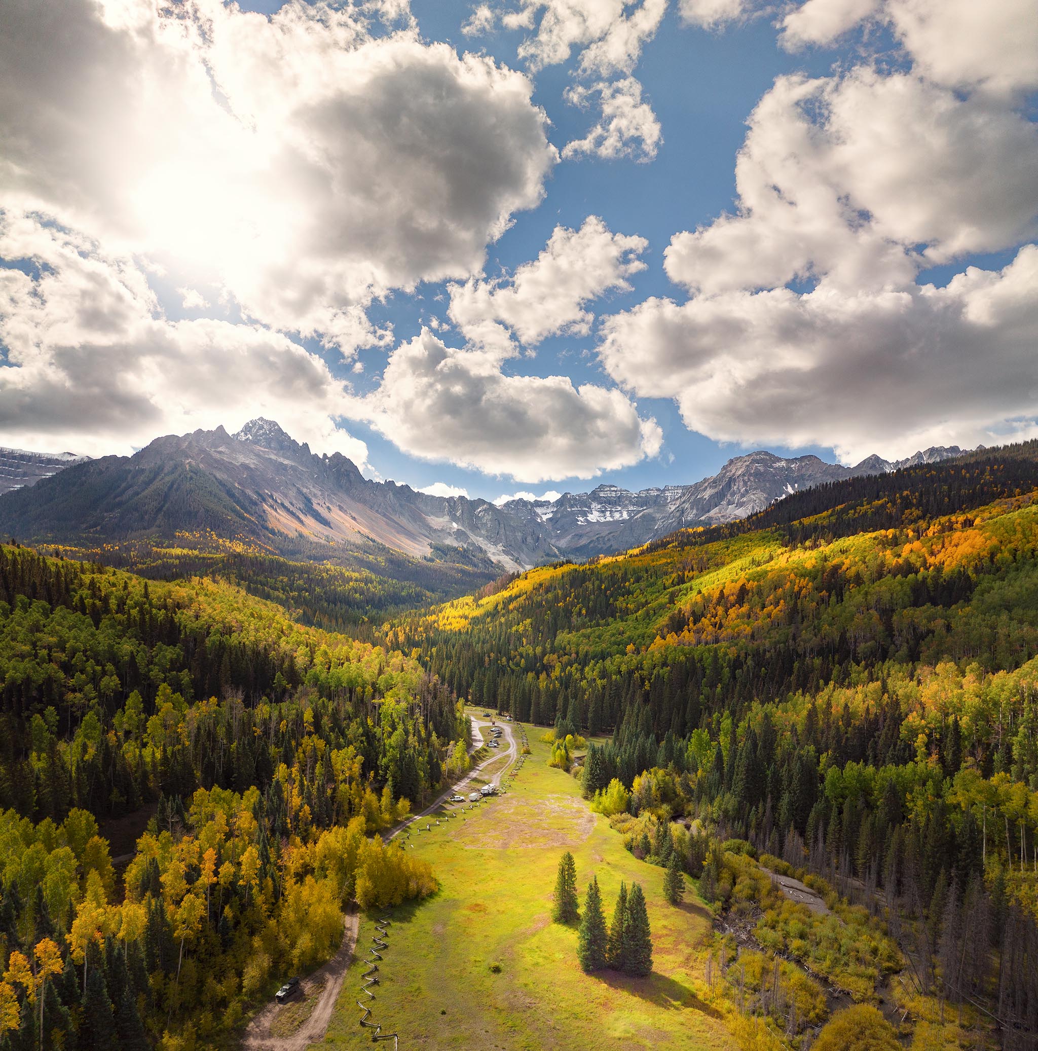 Mt. Sneffels Aerial Picture