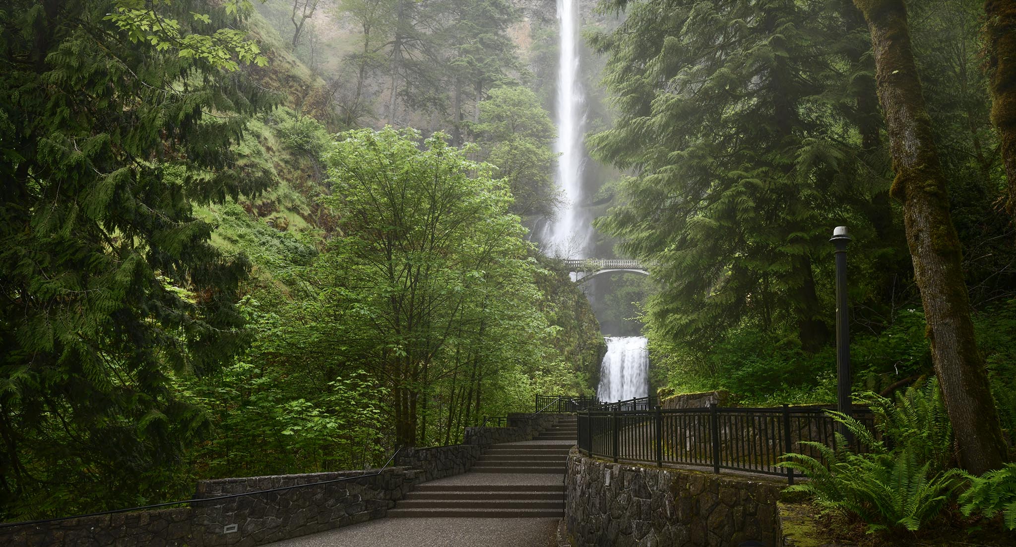Walkway to Multnomah Falls