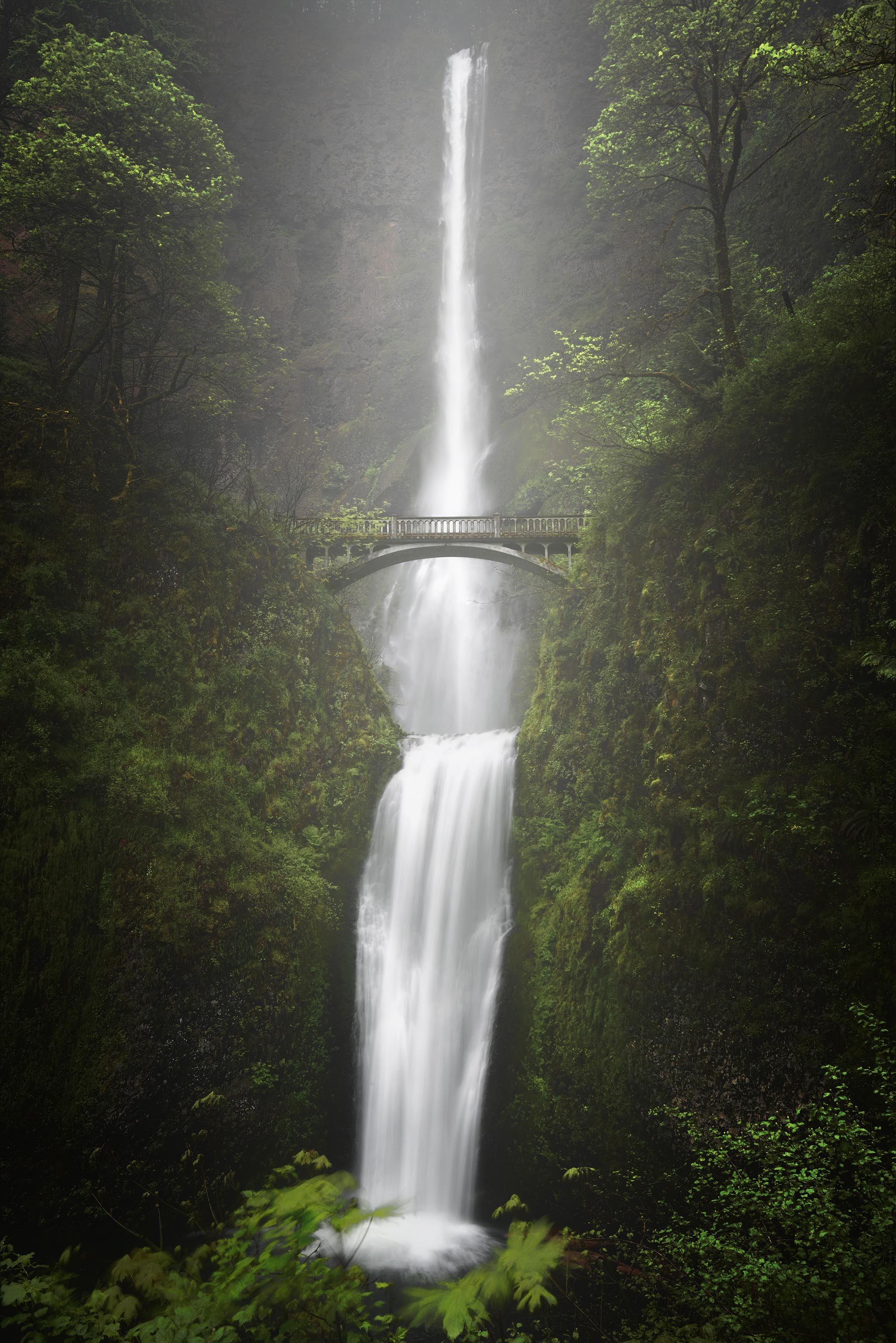 Multnomah Falls in Summer