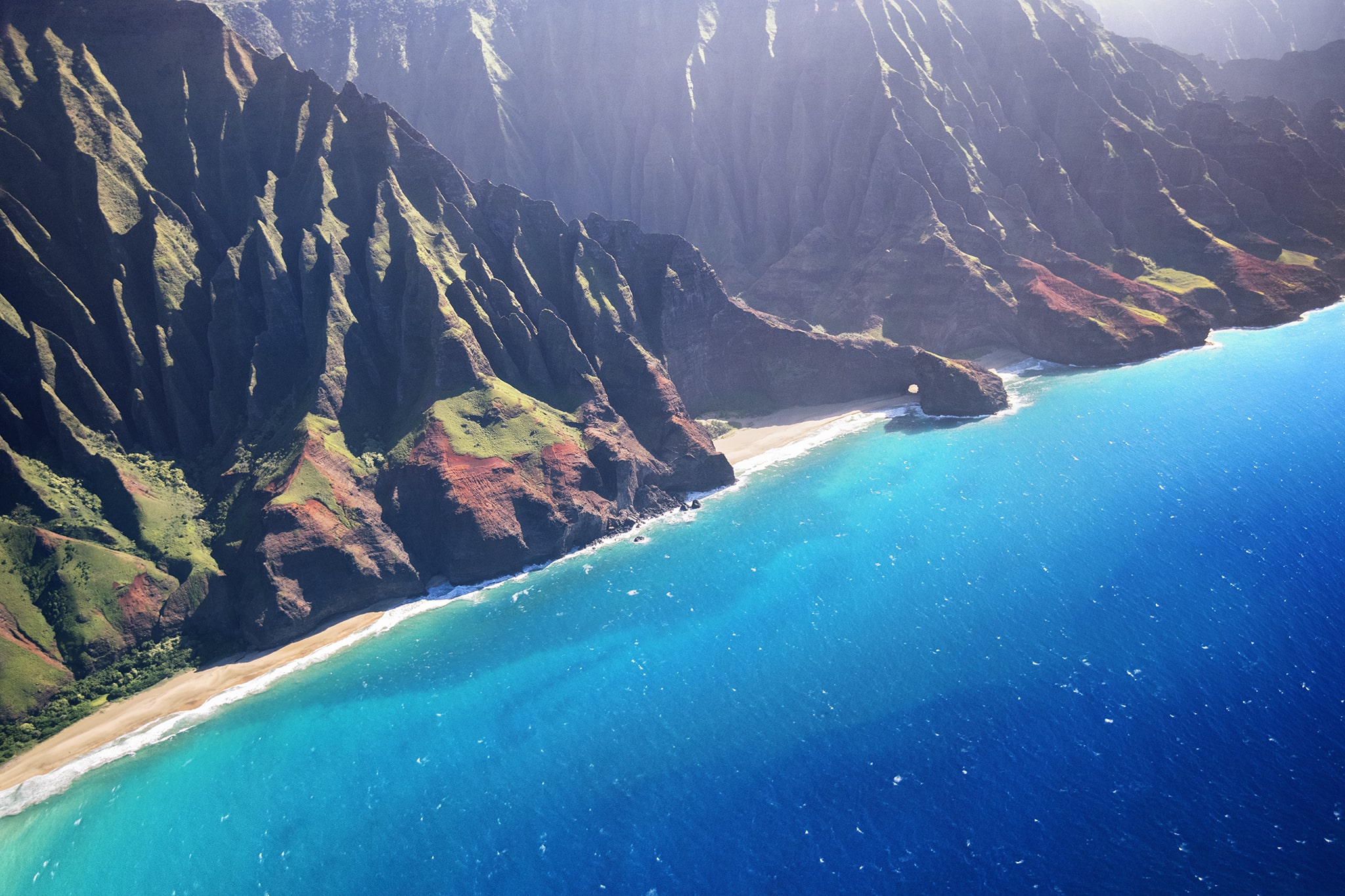 Tunnel on Kauai Coastline