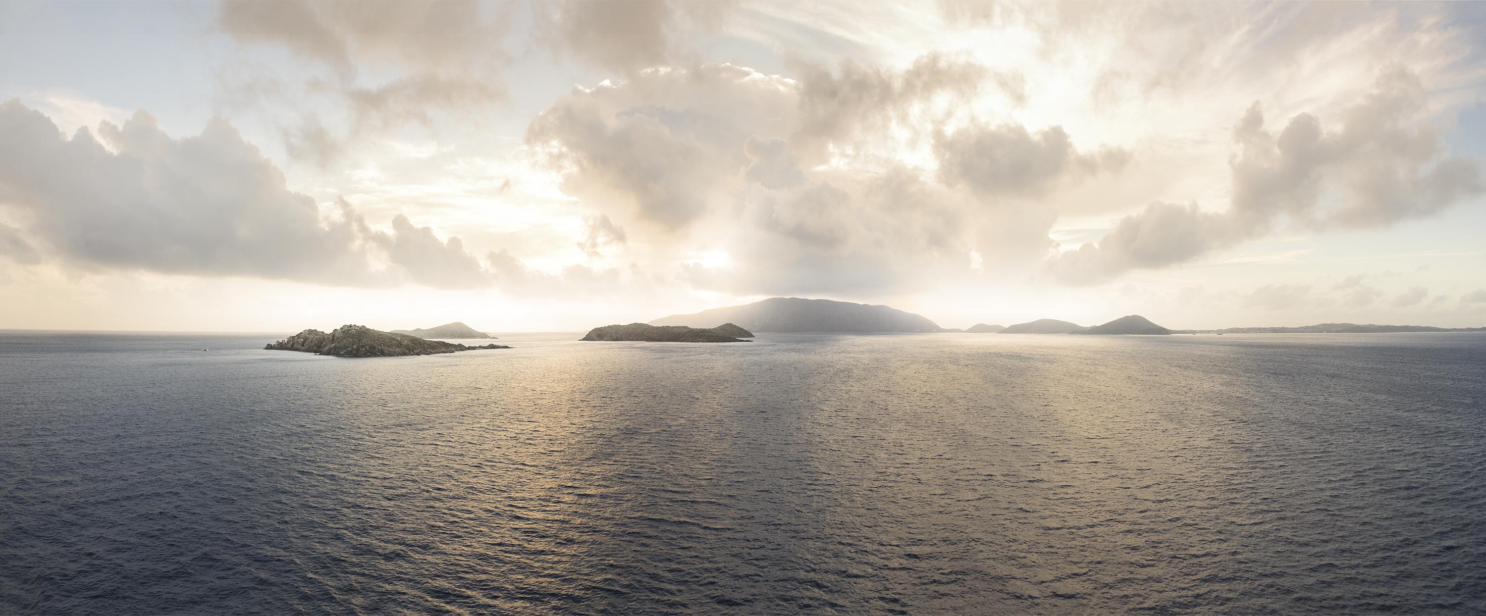 Beautiful Sunrise at British Virgin Islands