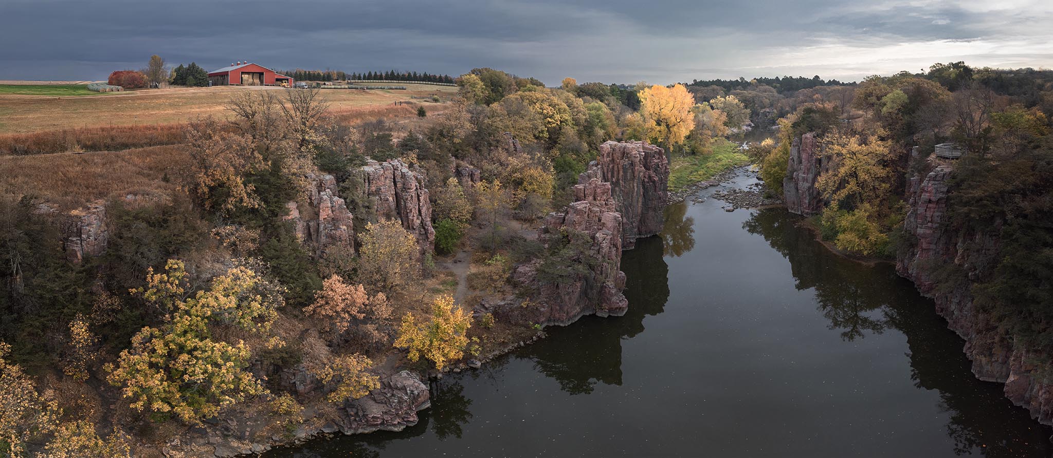 Palisades State Park Aerial View