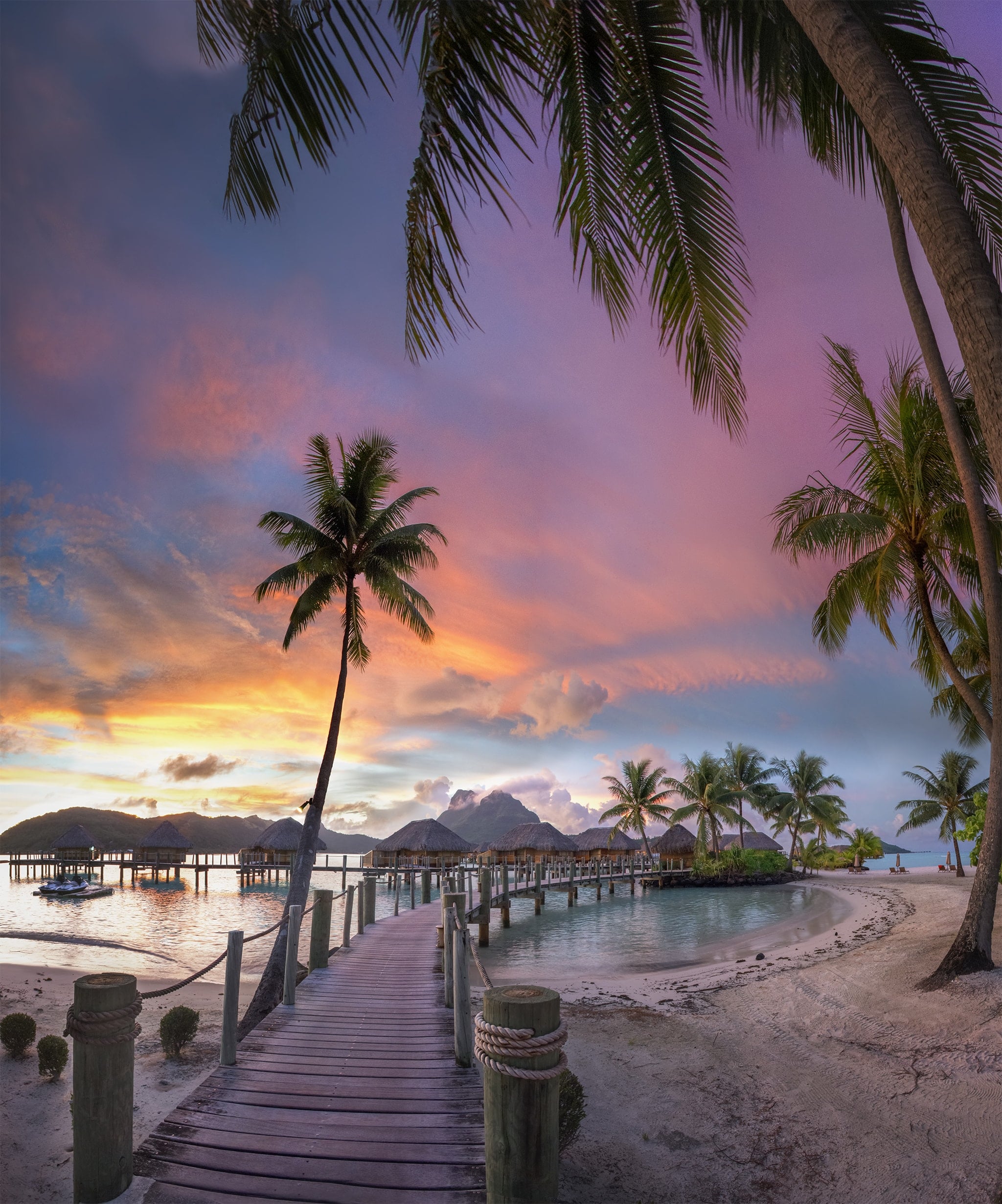 Bora Bora Beach Sunset Bora Bora Beach Sunset