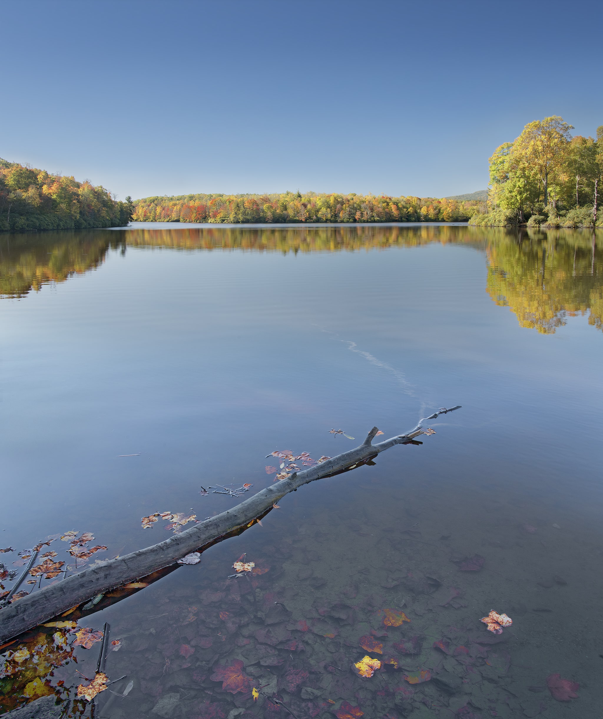 Price Lake Blue Ridge Parkway in Fall