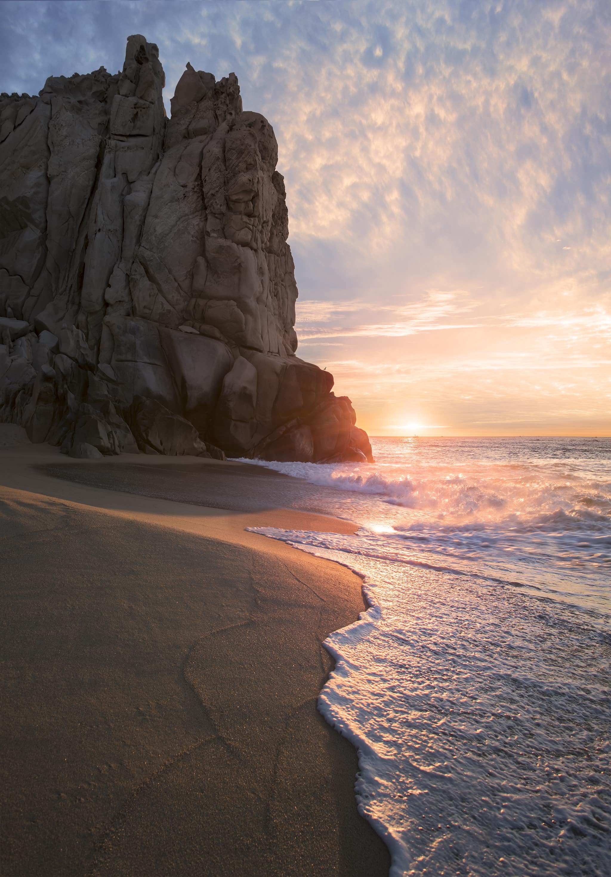 Water and Shoreline during Cabo Sunrise
