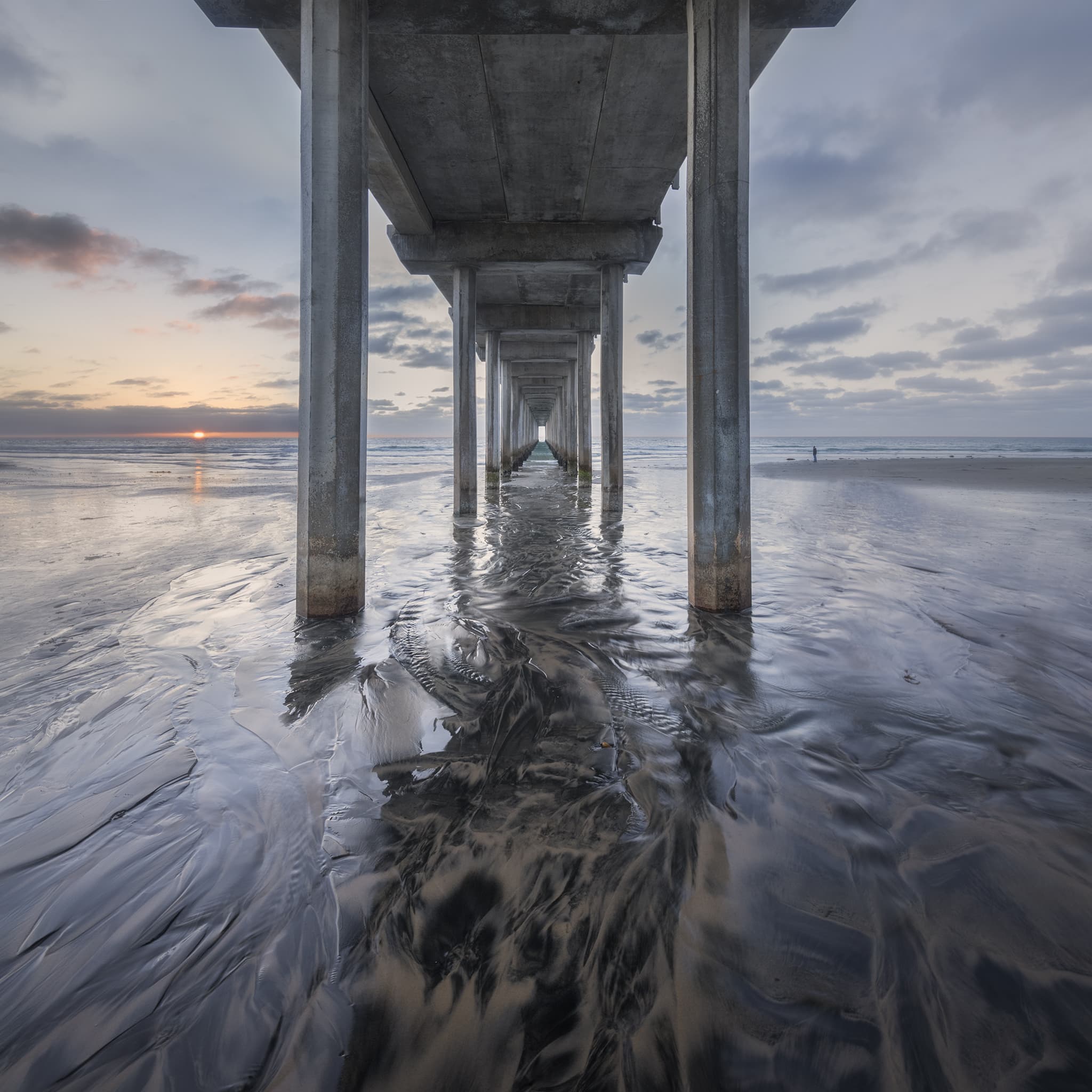 Sunset Pier in San Diego