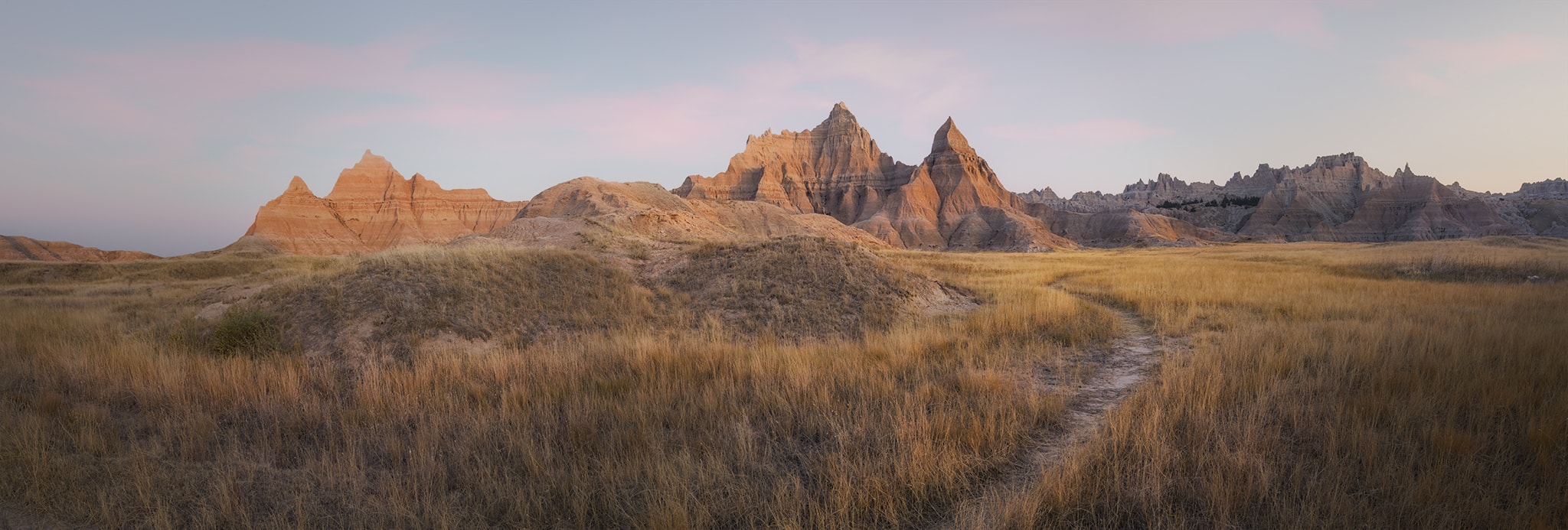 Badlands in South Dakota