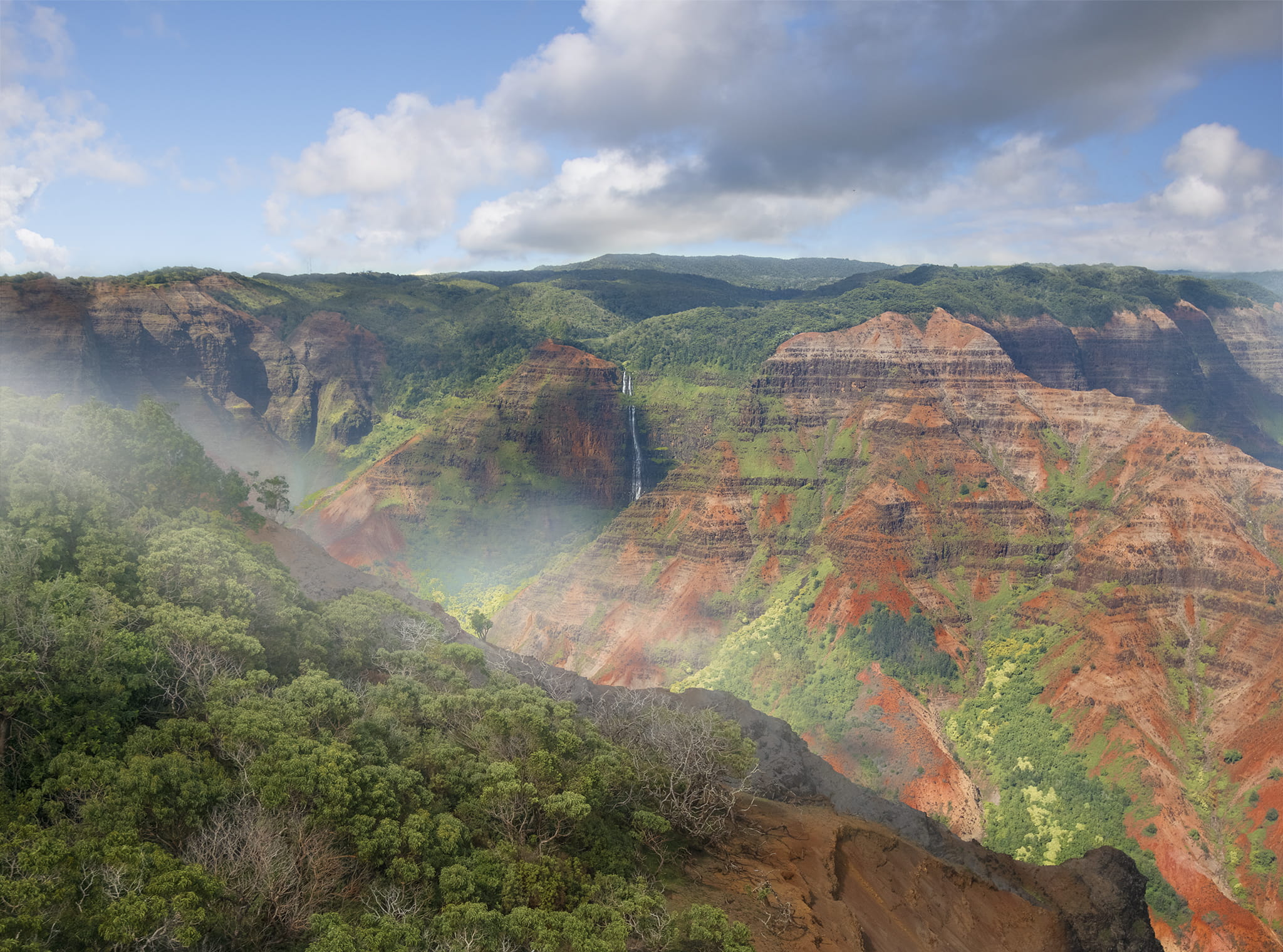 Waipoo Falls in Waimea Canyon Kauai