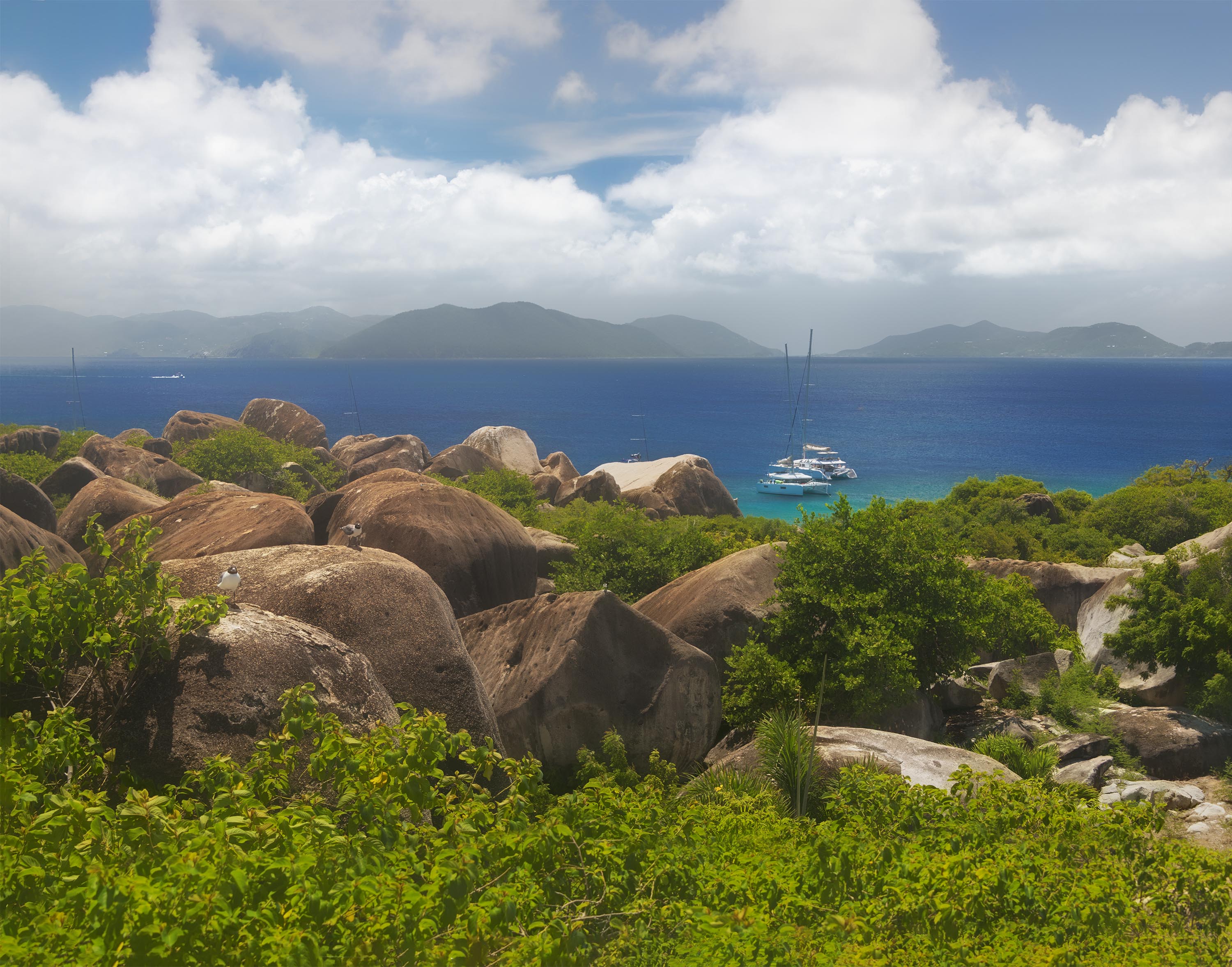 British Virgin Islands from High Above