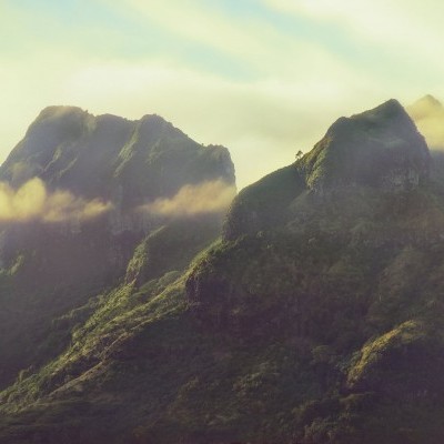 Dramatic Scenes of Mt. Otemanu