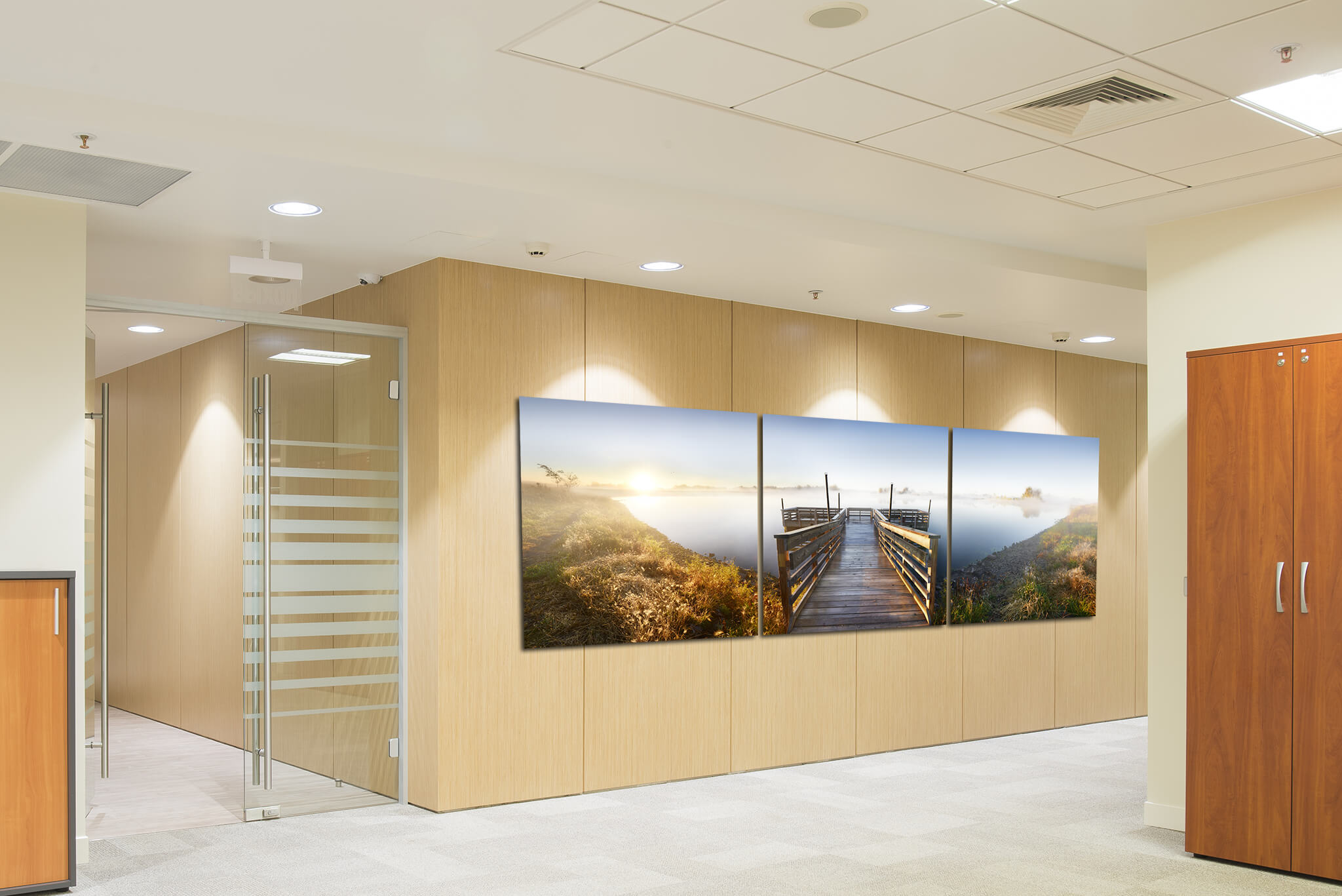 Commercial Triptych Artwork