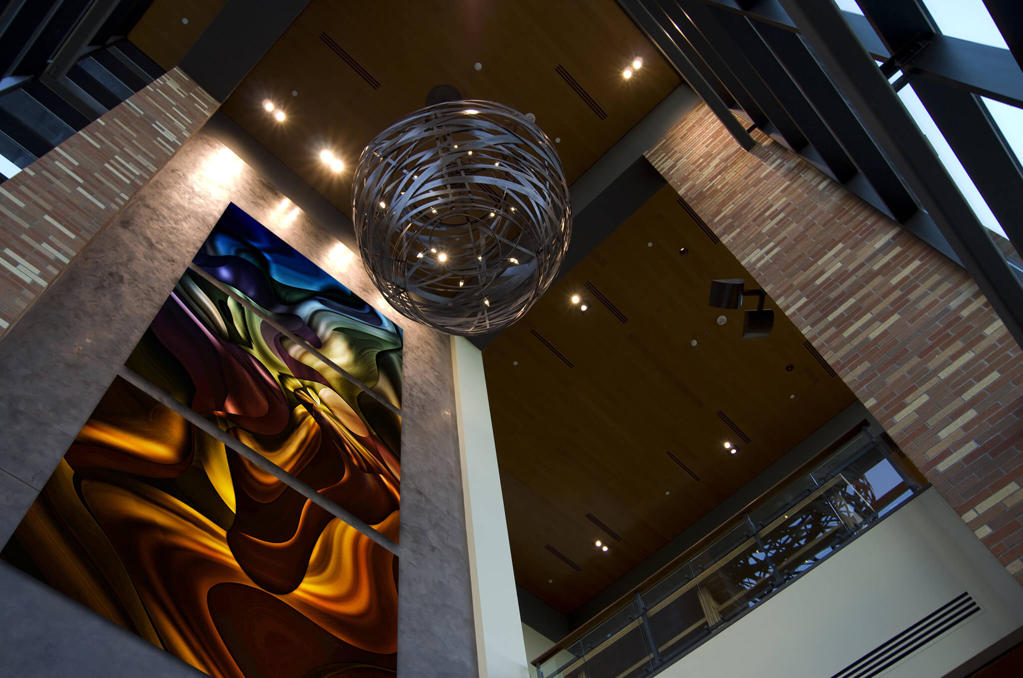 Large Abstract Lobby Art