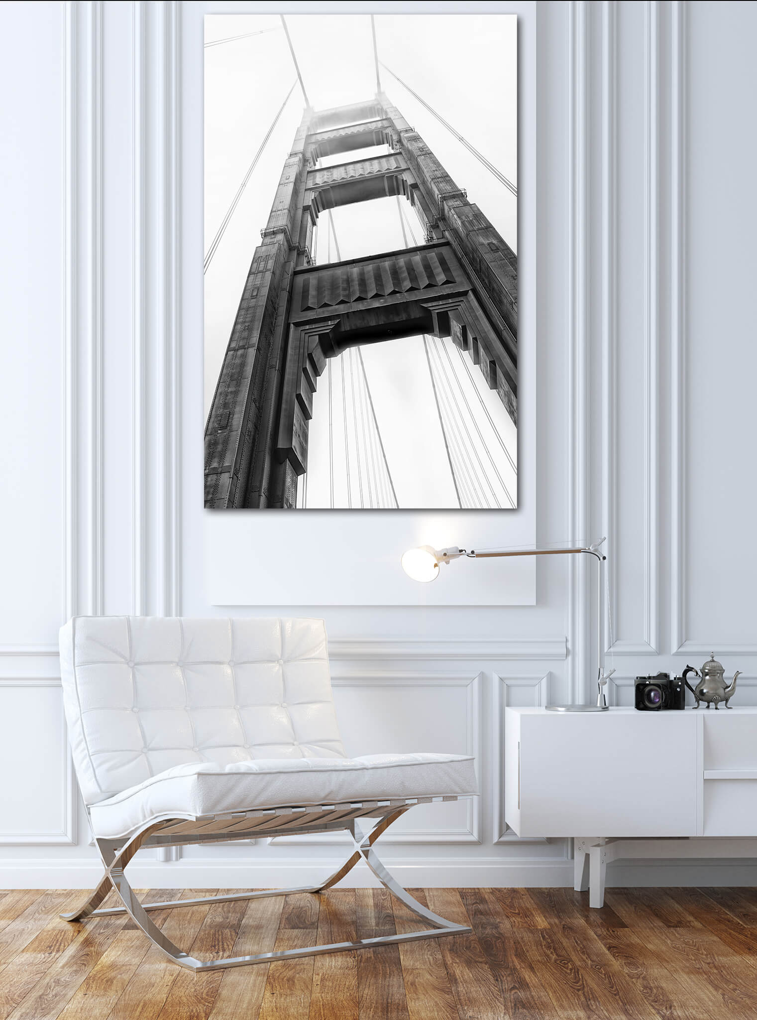 Golden Gate Bridge - Black & White